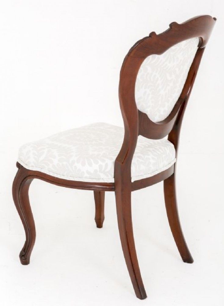 Set Victorian Dining Chairs Balloon Back Antiques photo Furniture