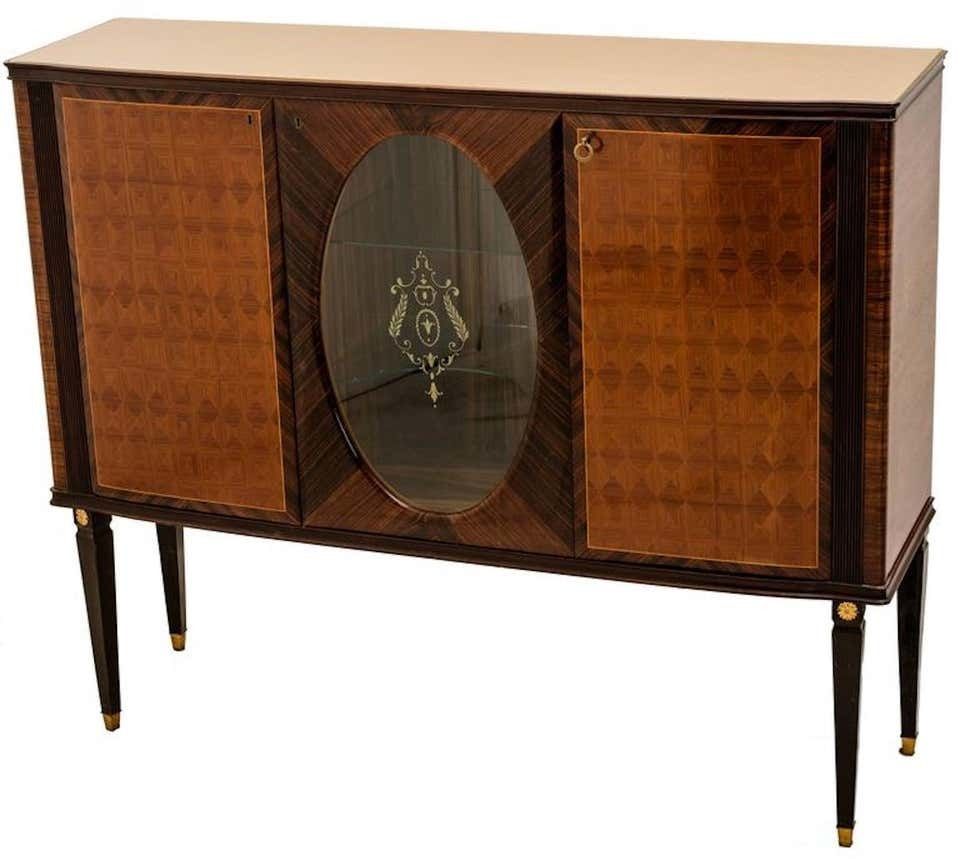 Italian Bar Cabinet In The Manner Of Paolo Buffa, 1950s photo Furniture