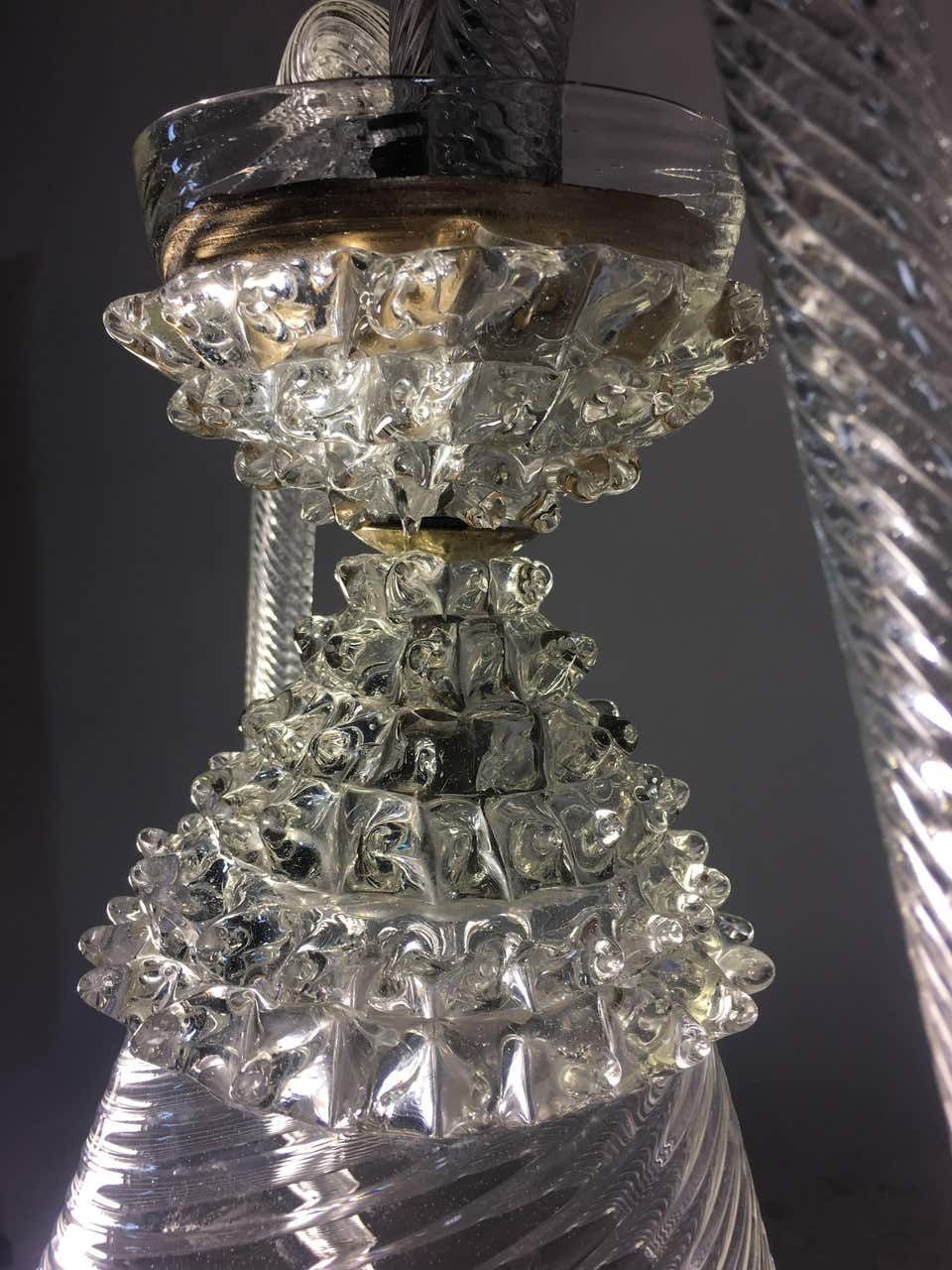 2823.3 Italian Chandelier By Barovier & Toso, Murano, 1950 photo