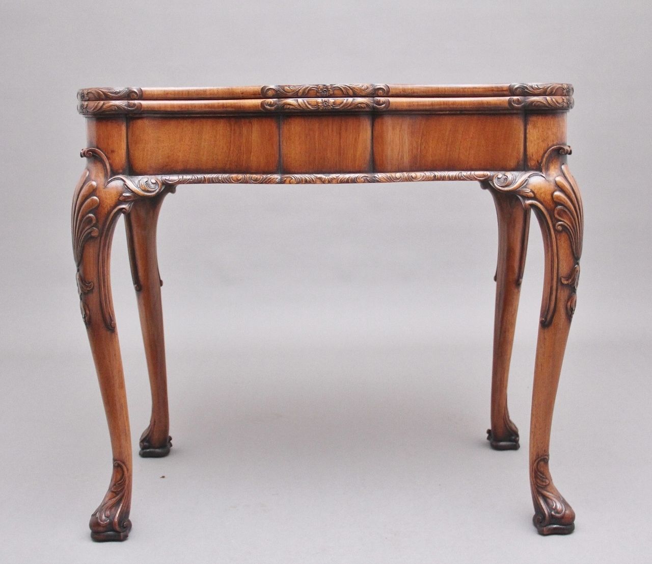 Early 20th Century Walnut Card Table By Howard & Co London photo furniture