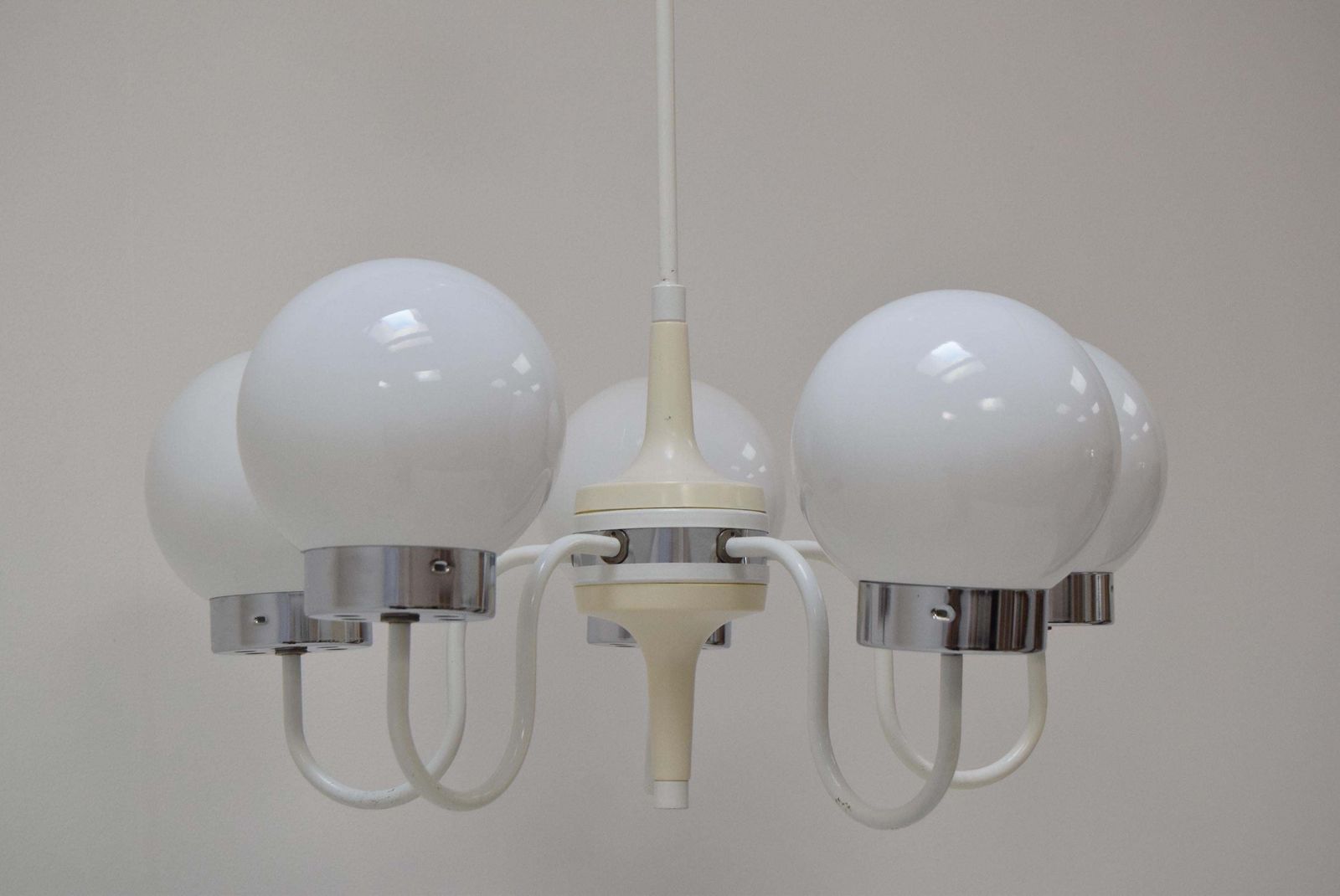 Mid Century Chandelier Jílové U Děčína, 1970´S. photo Lighting