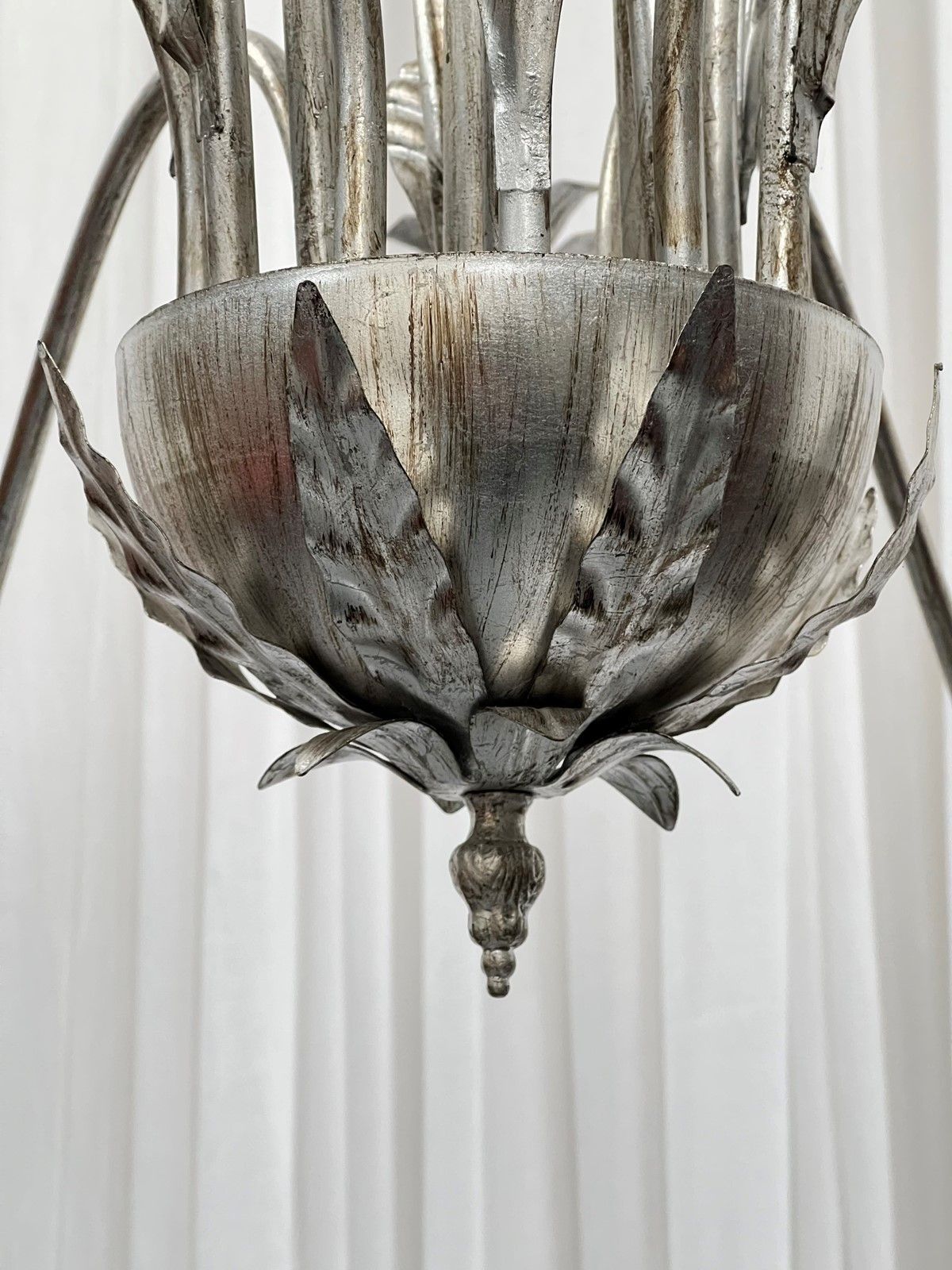 Set Of 4 Italian Silver Gilt Chandeliers photo Lighting