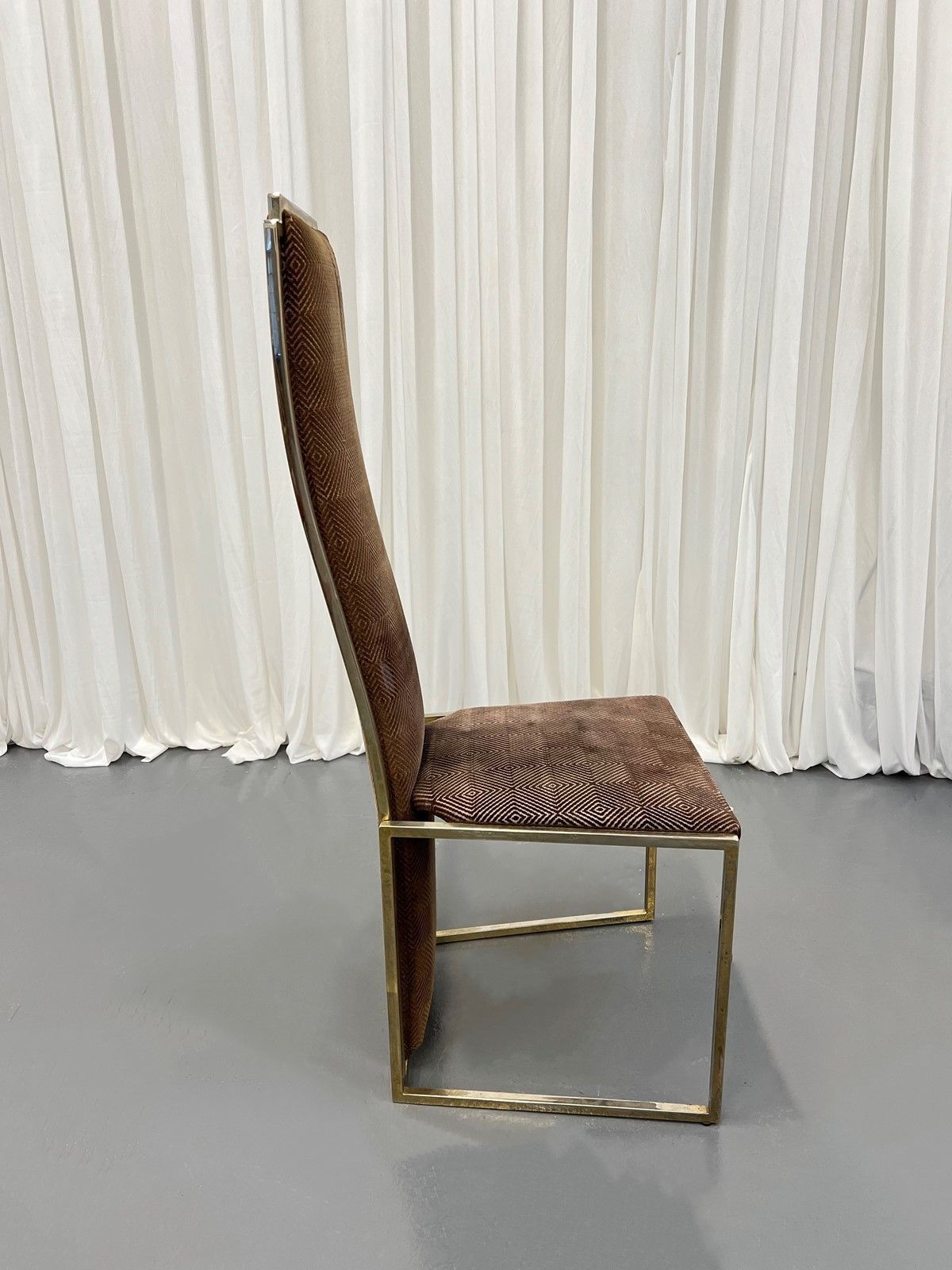 Exceptional & Rare Dining Chairs By Alain Delon photo vinterior