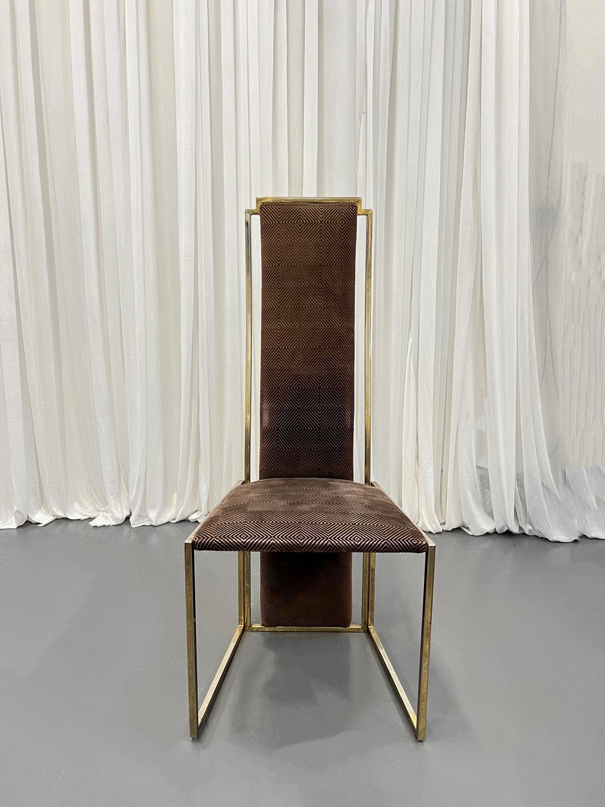 Exceptional & Rare Dining Chairs By Alain Delon photo vintage