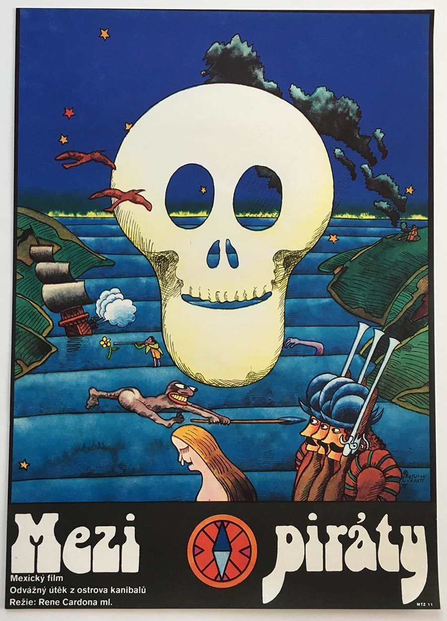 Movie Poster, A Twelve Year Old Pirate, Vratislav Hlavatý, 1975