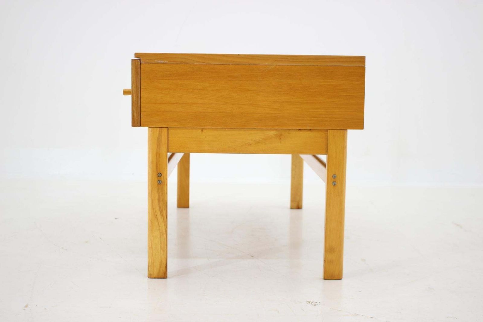 1970s Pair Of Birch Chest Of Drawers, Czechoslovakia photo vintage