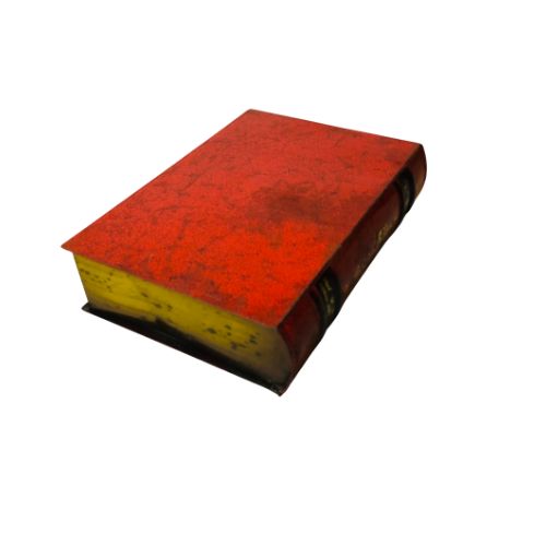 Victorian Book Shape Dutch Advertising Tin photo vinterior