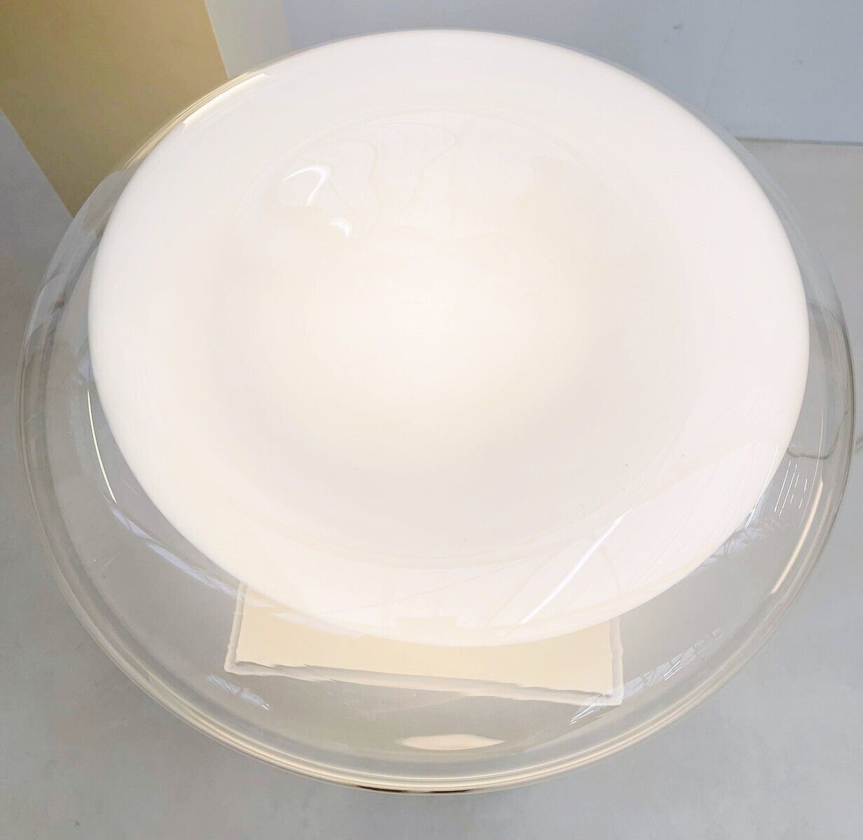 Pair Of Mid Century Murano Glass ''Lesbo'' Table Lamps By Angelo Mangiarotti photo buy