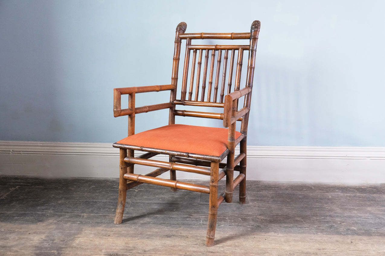 Brighton Pavilion Bamboo Arm Chair photo for sale