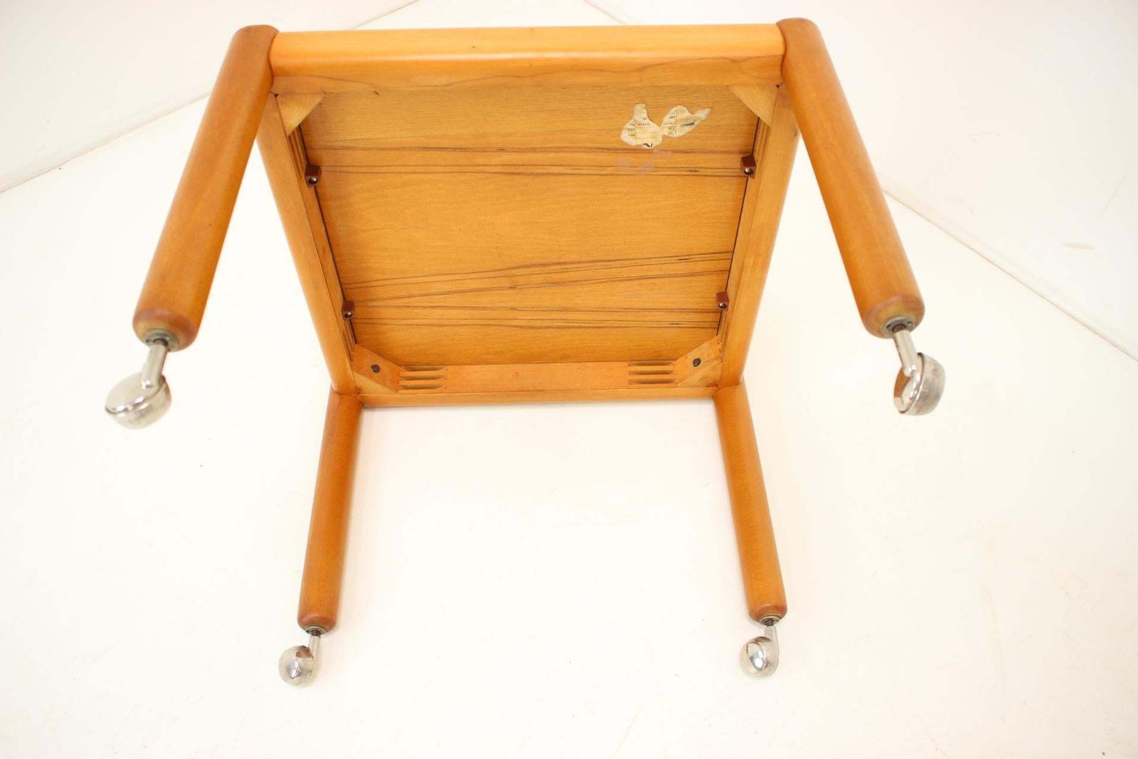 1970s Mobile Conference Table, Manufacturer   Ton, Czechoslovakia photo vintage