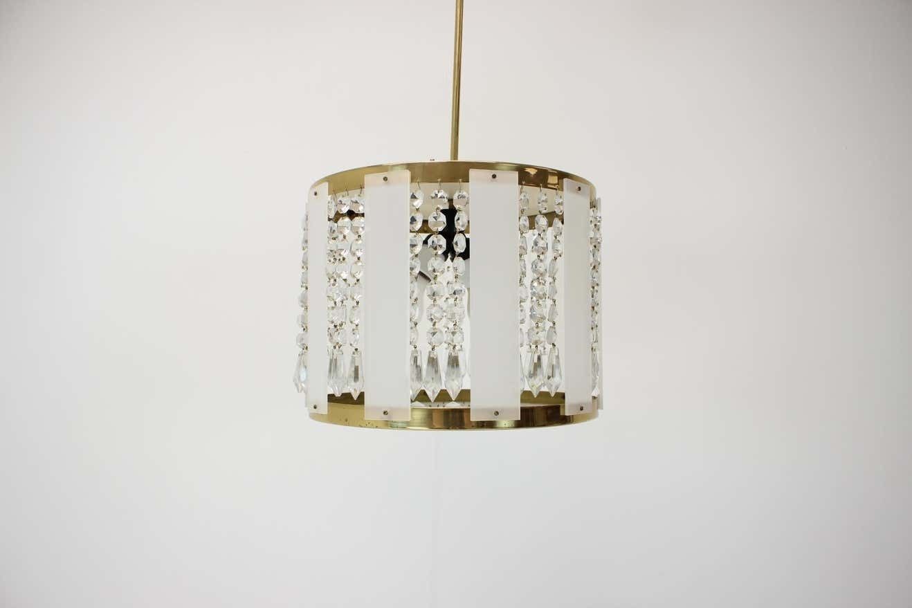Mid Century Krystal Chandelier By Jablonecke Sklarny, 1970’s photo 488.0