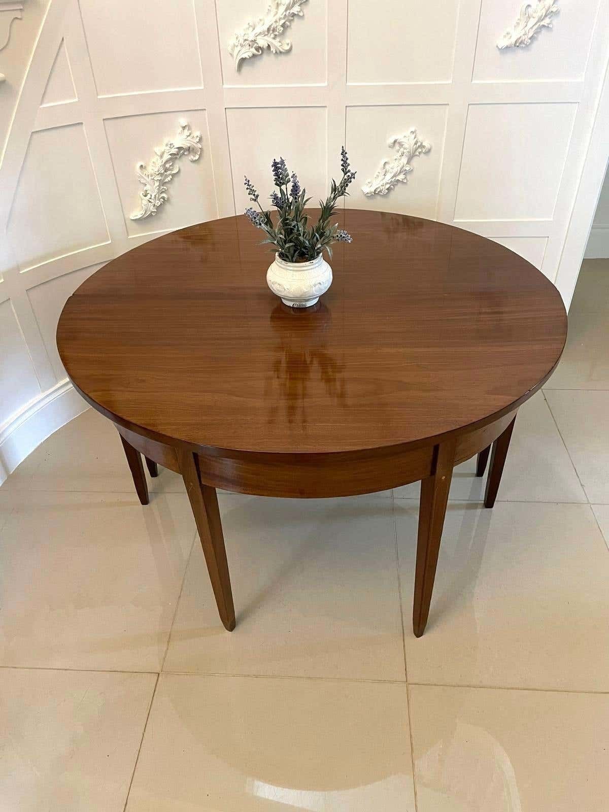 Pair Of Antique George III Quality Mahogany Demi Lune Console Tables photo 2285.0