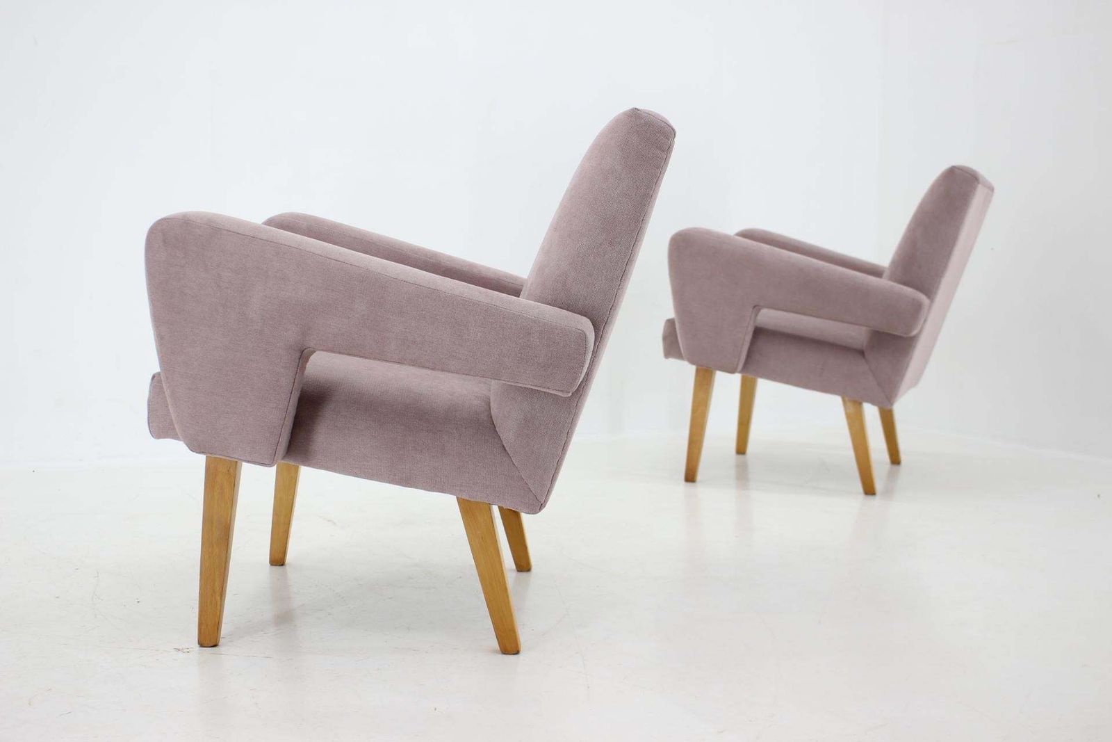 1960s Pair Of Design Armchairs, Czechoslovakia photo 1195.0