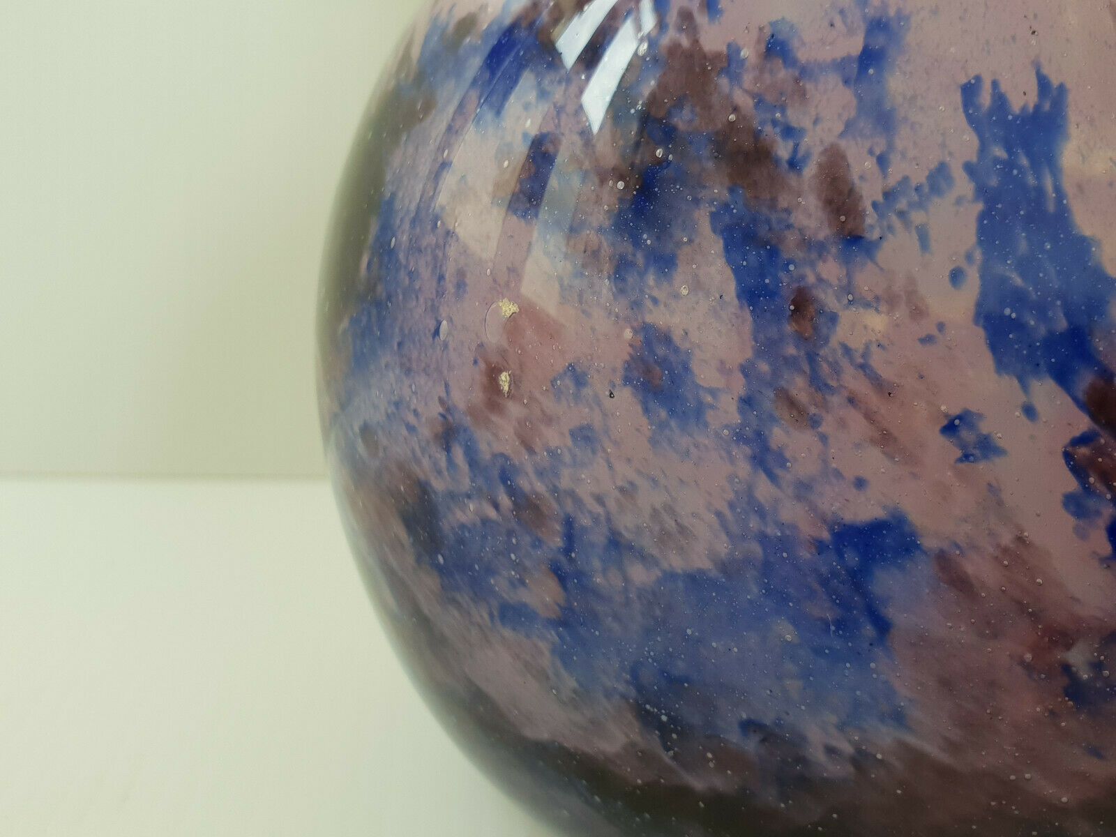 Berluze Vase Art Nouveau 1900 In Dlg Glass Daum Lorrain 1900s photo for sale