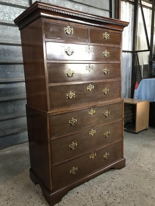 Beautiful Georgian Chest On Chest photo furniture