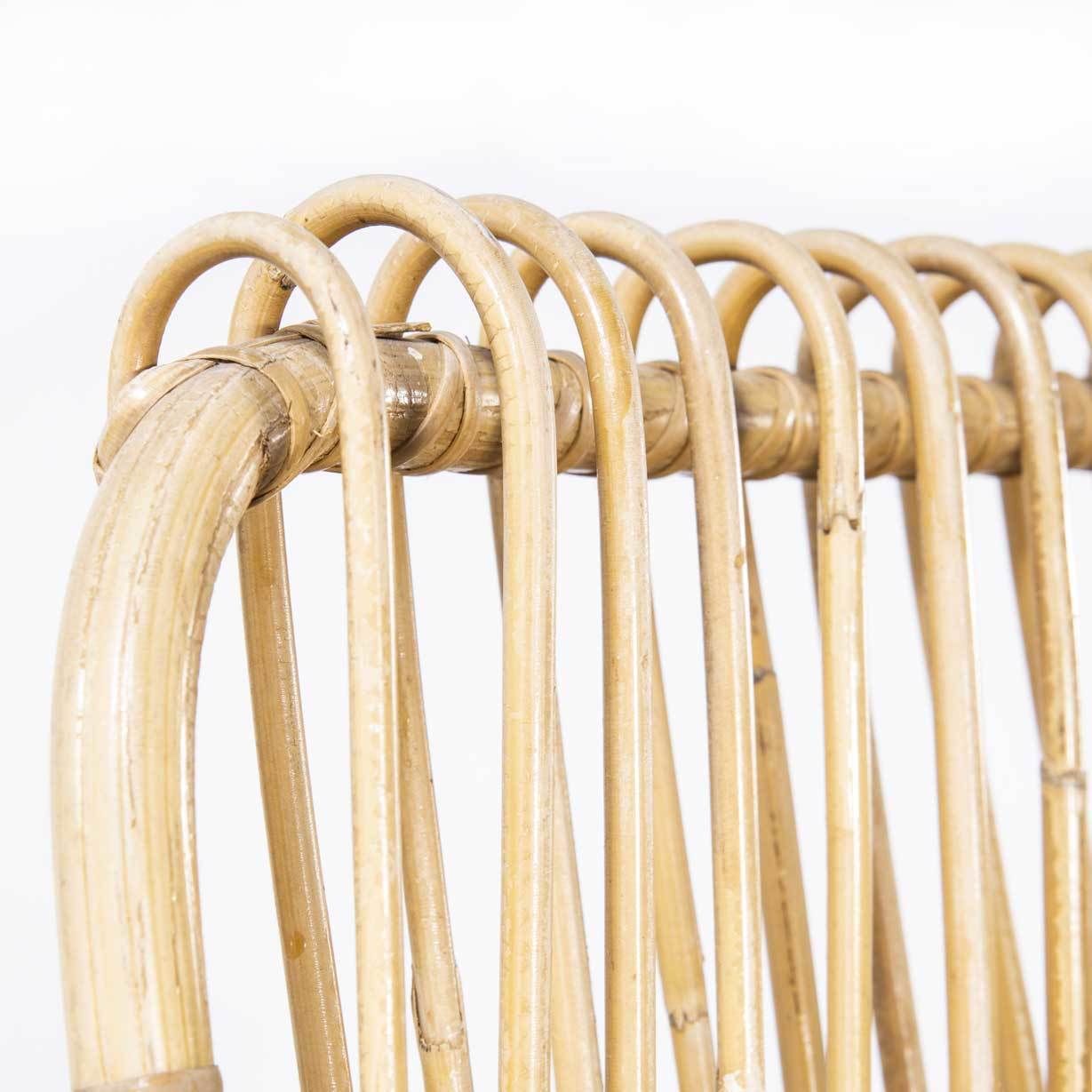 1970’s Italian Rattan Armchair – Franco Albini photo vinterior
