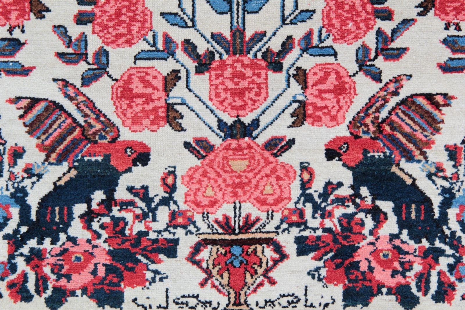 Handwoven Carpet Floral Living Room Traditional Rug photo 7536.0