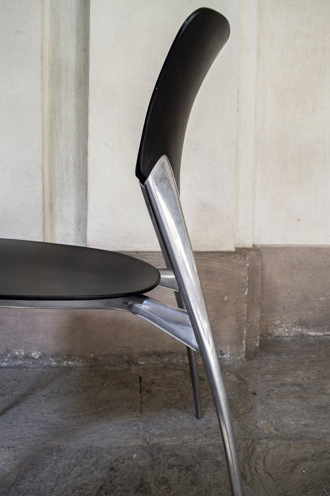 Silla Stacking Chairs By Josep Llusca For Driade, Italy, 1995, Set Of 2 photo vinterior