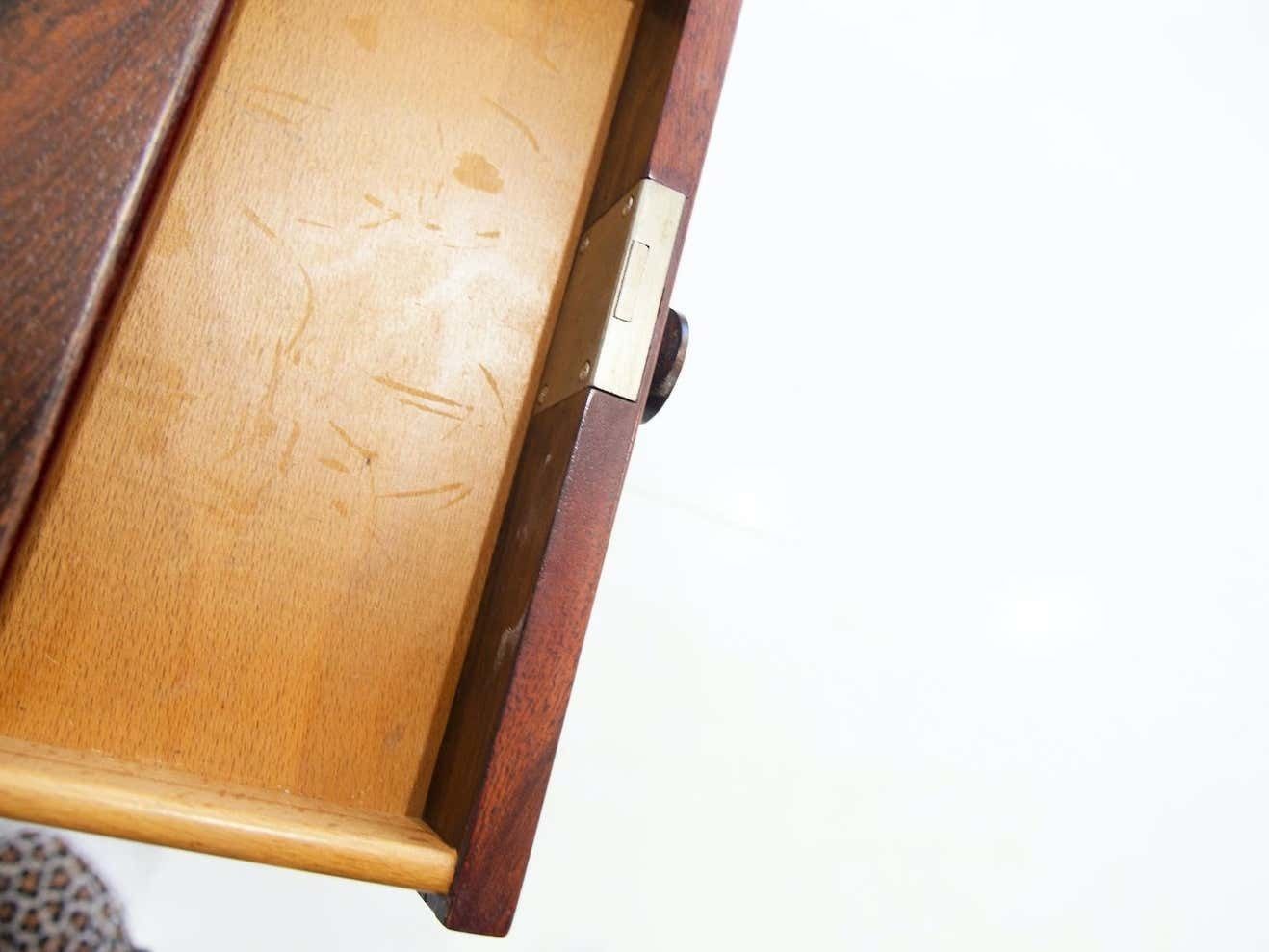 photo for sale Gianfranco Frattini For Bernini Wooden Desk With Storage Compartments