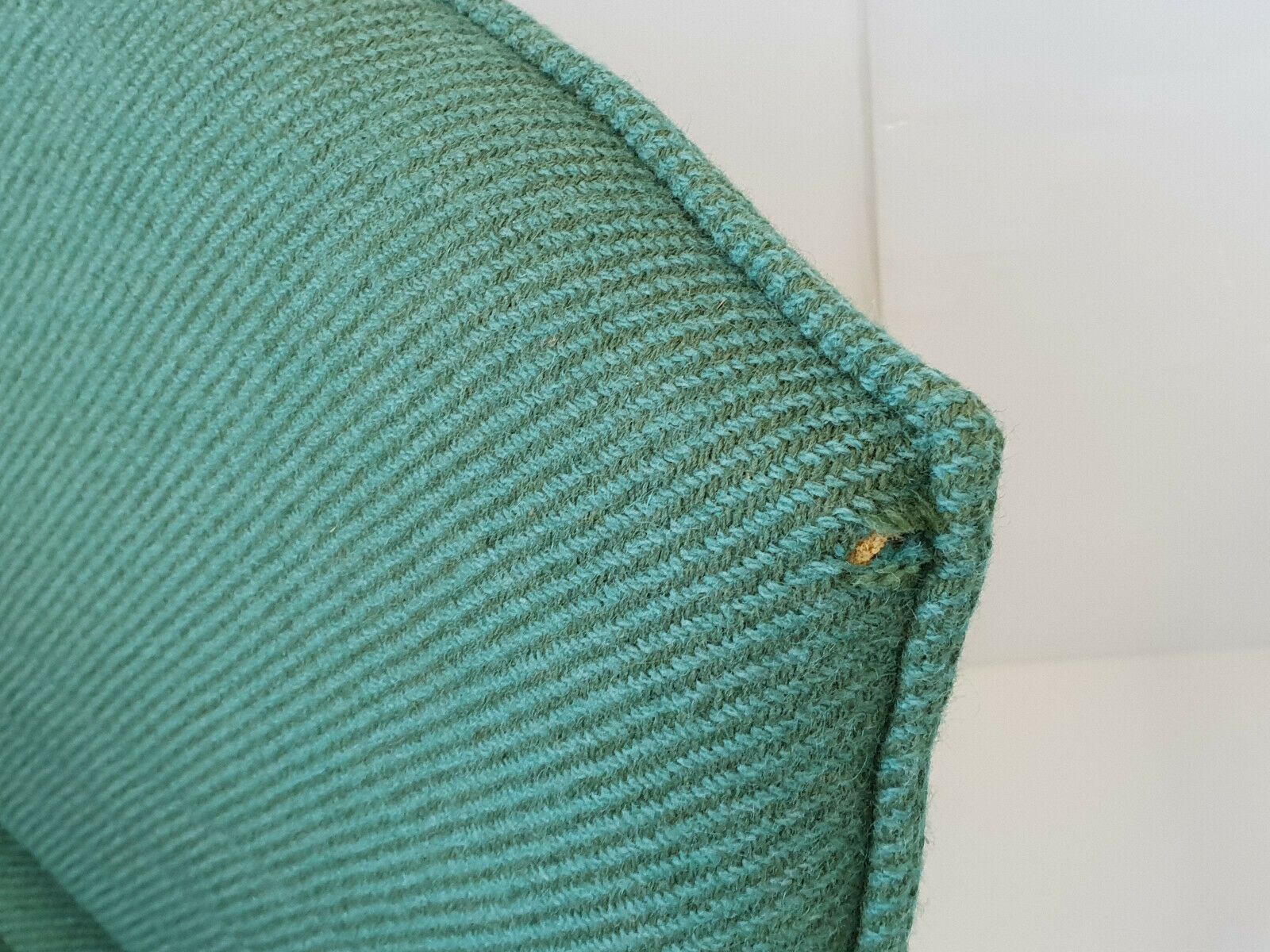 Chair Armchair Vintage 1980 In Wool & Steel 80s 1980s Model C photo furniture