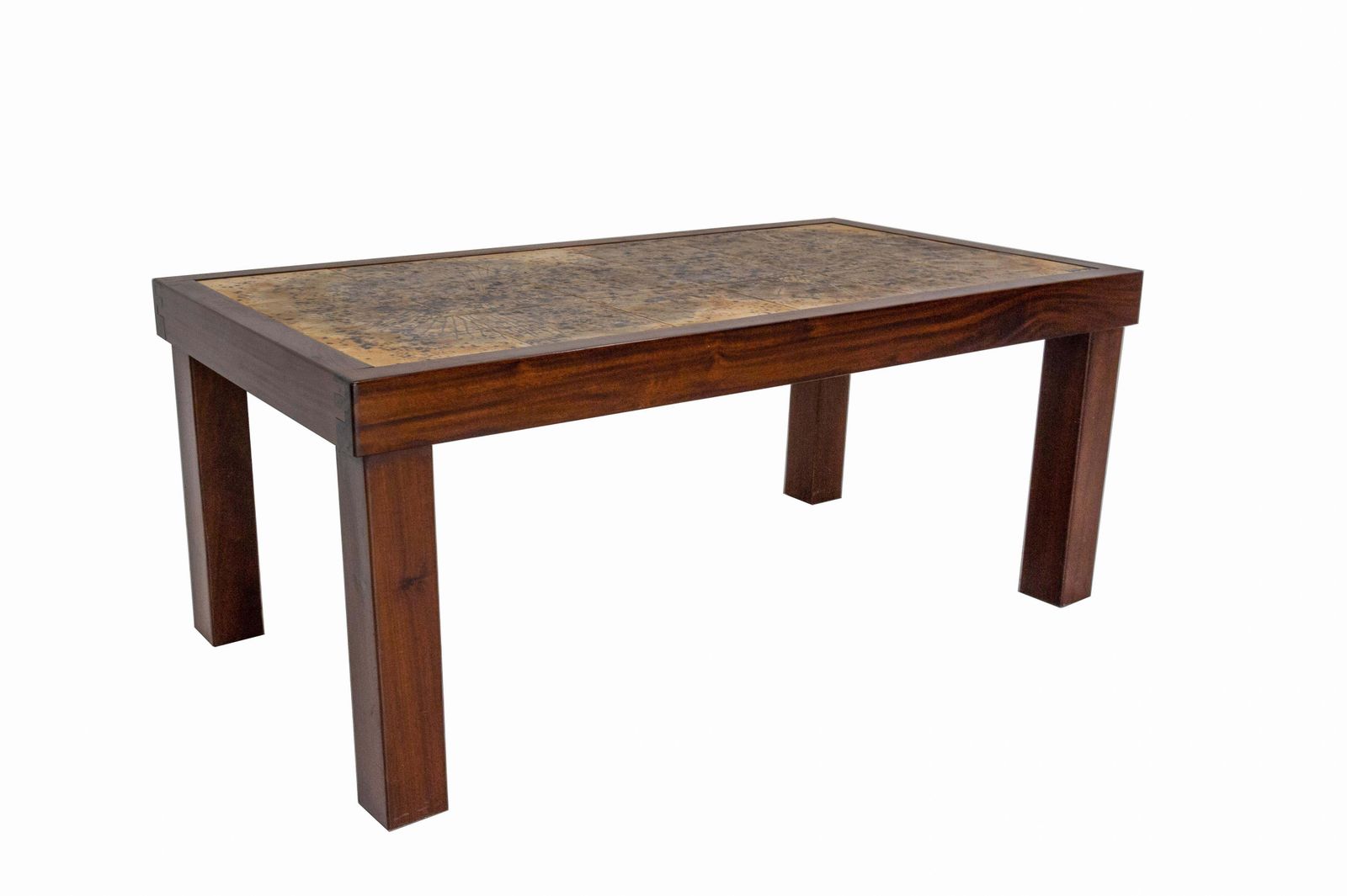 Table basse française en céramique signée Jean d'Asti, Vallauris, 1960 photo 727.6