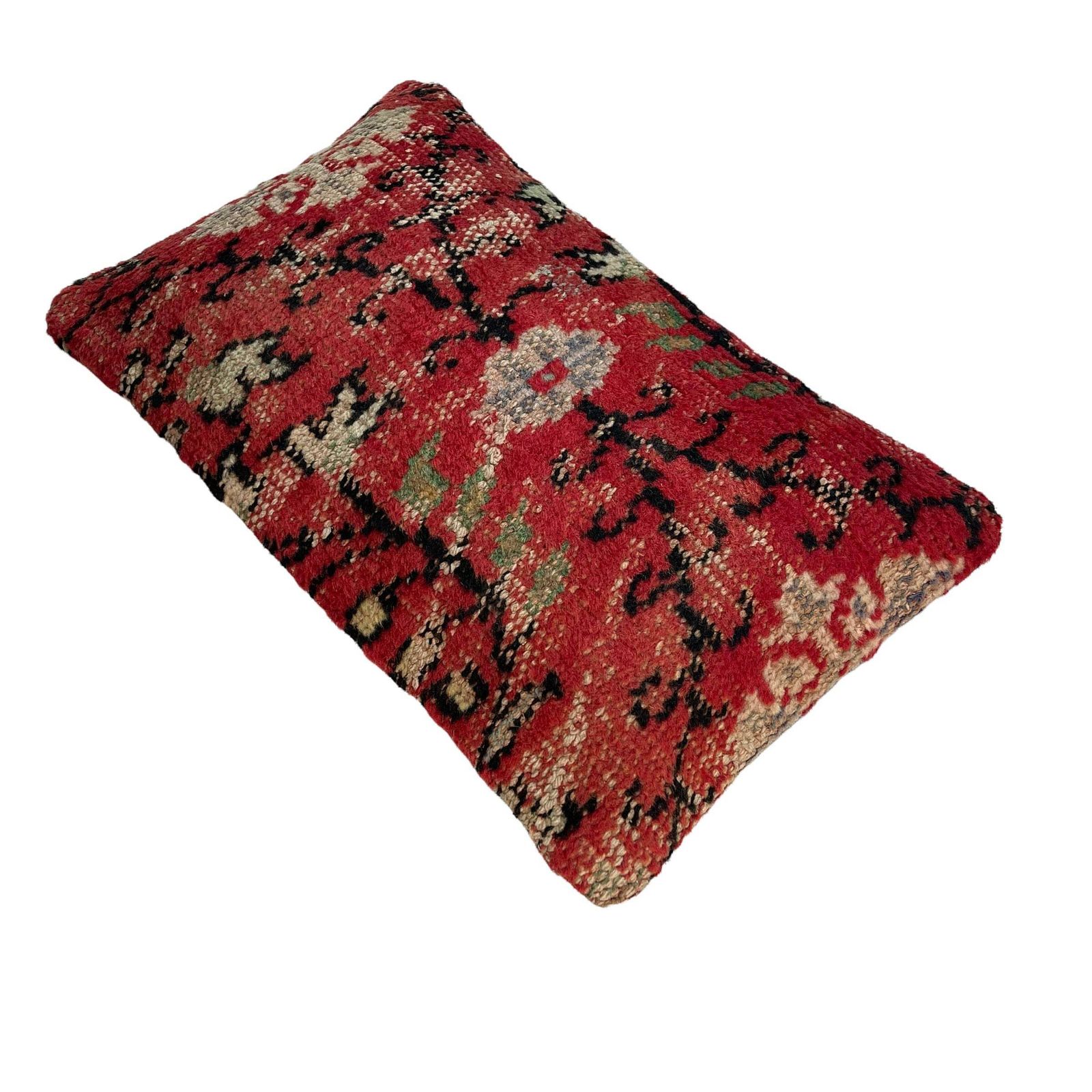 photo furniture 12'' X 20'' Vintage Hand Made Rug Cushion Cover, 30 X 50 Cm Decorative Rug Pillow Cover, Large Vintage Turkish Rug Cushion Cover