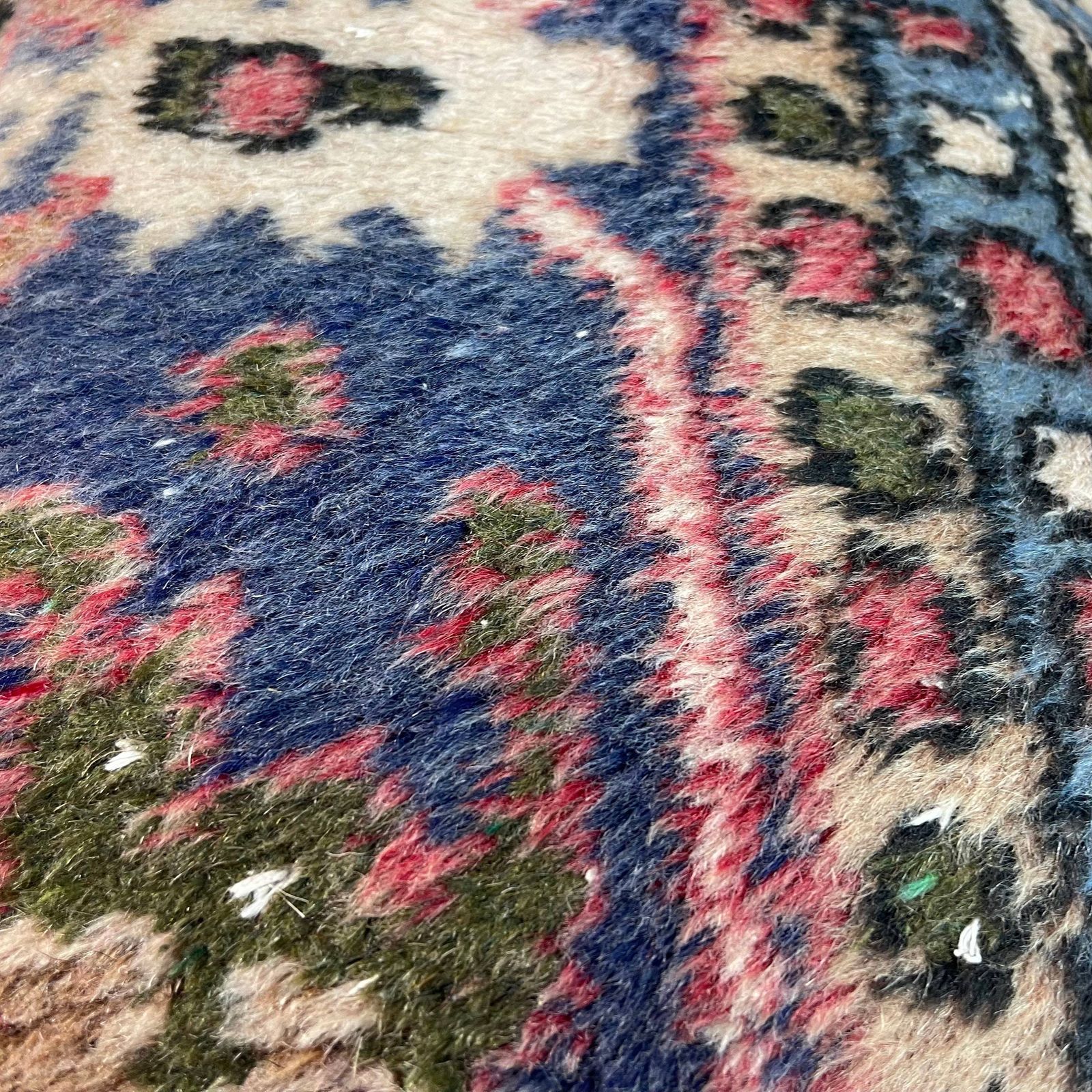 photo for sale 12'' X 20'' Vintage Hand Made Rug Cushion Cover, 30 X 50 Cm Decorative Rug Pillow Cover, Large Vintage Turkish Rug Cushion Cover