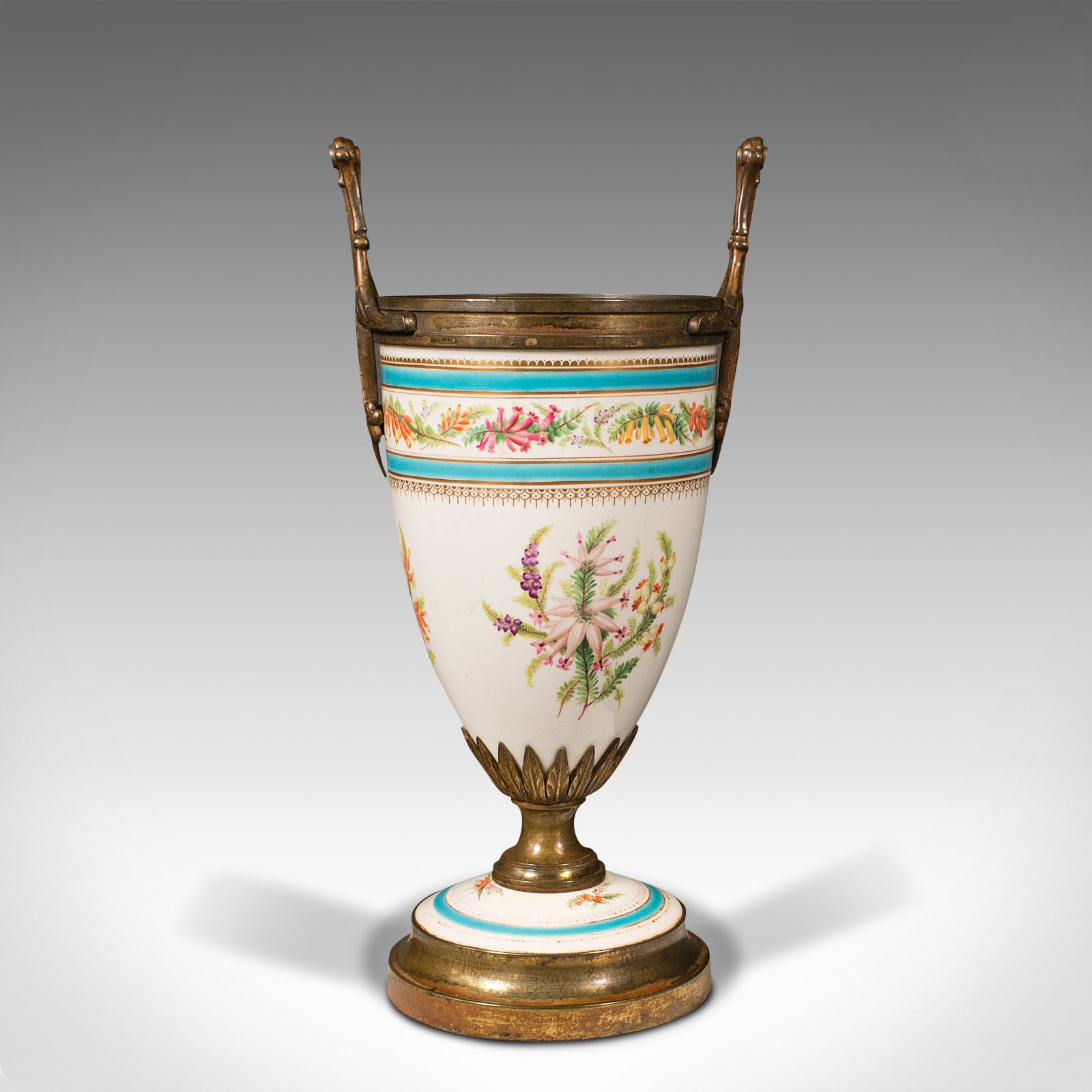 Antique Mantlepiece Jardiniere, French, Ceramic, Display, Planter photo vinterior