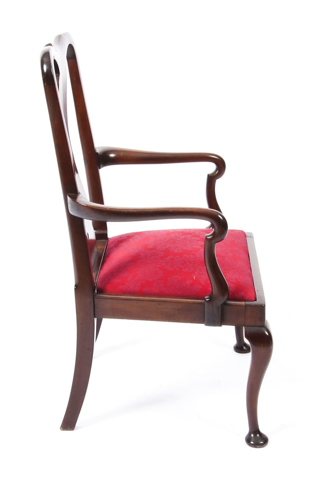 photo furniture Antique Queen Anne Revival Mahogany Child's Chair   C1920