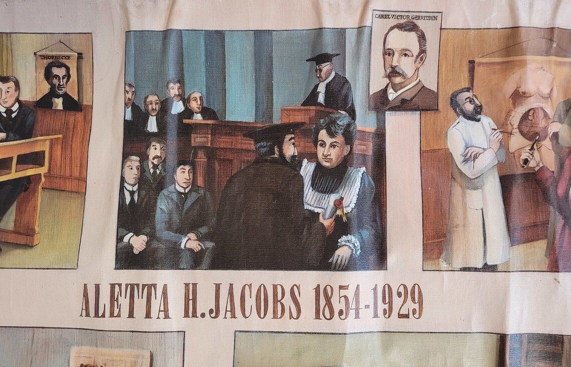 Dutch Feminist History Poster / Aletta H Jacobs / Historical Posters / School Posters / Women's Suffrage photo furniture