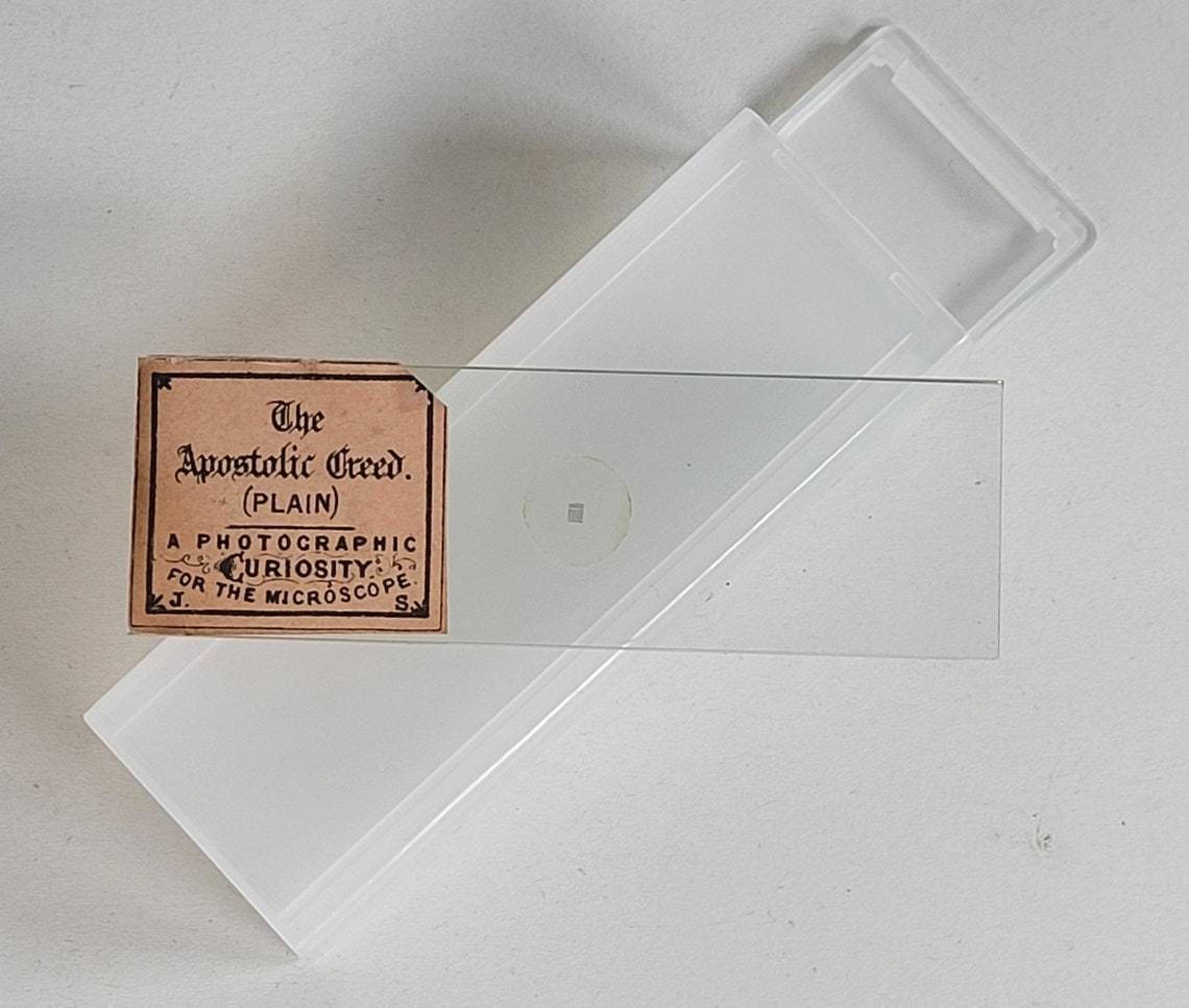 Antique Religious Microphotograph By John Stovin From 1860 photo furniture