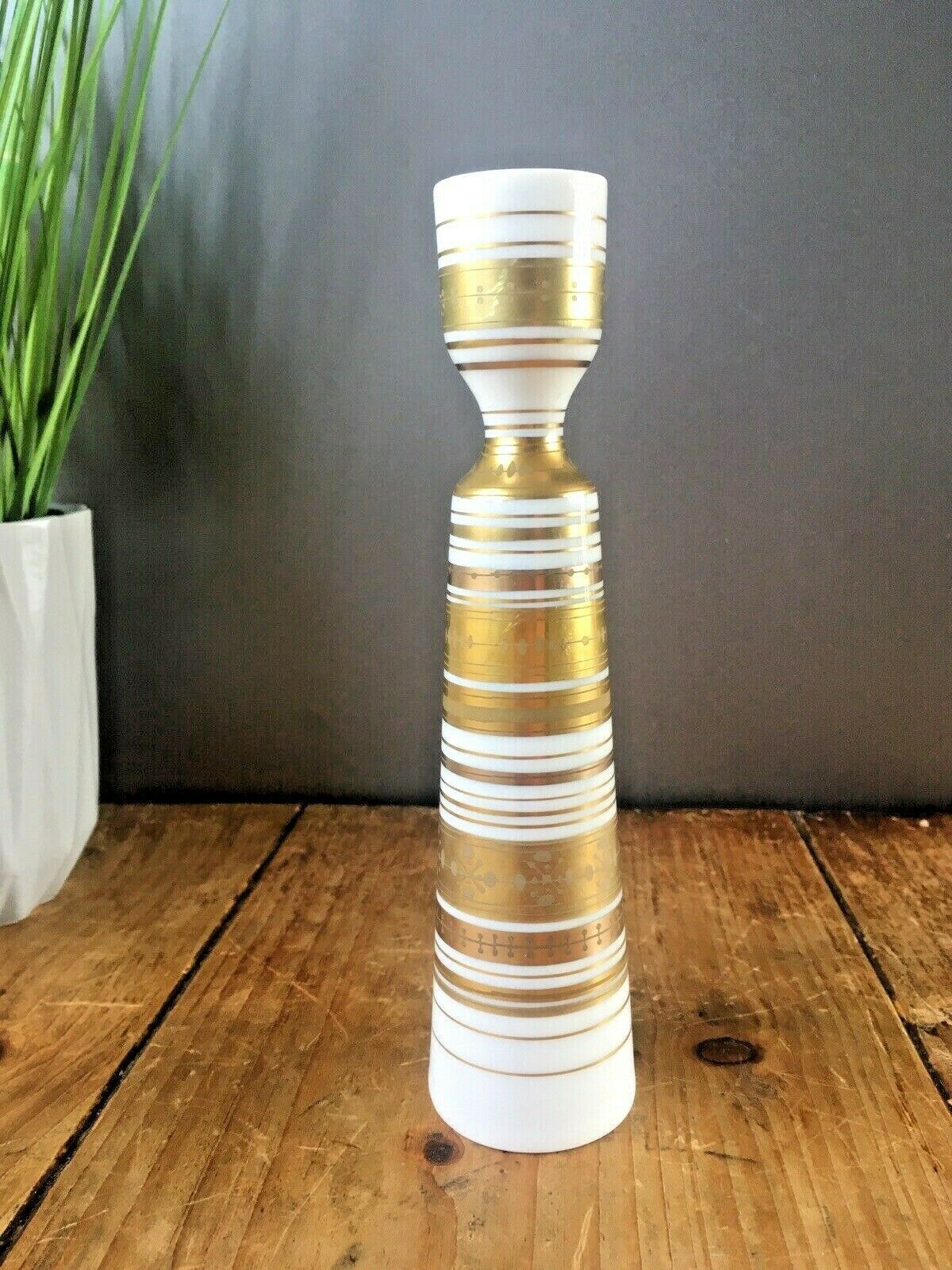 Rosenthal Studio Line Bjorn Wiinblad Quatre Couleurs Scandi Candlestick Holder. photo Home Decor