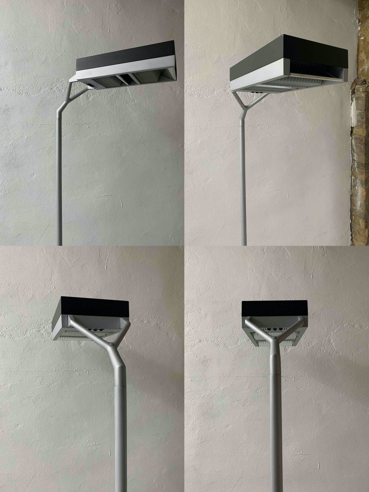 Gray Metal Floor Lamp/Glen Oliver Löw/Antonio Citterio/Ansorg/Germany/1994 photo 750.0