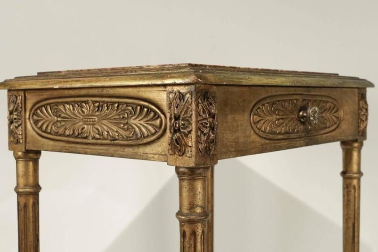 Elegant Console With A Centre Drawer In The Style Of Louis XVI photo for sale