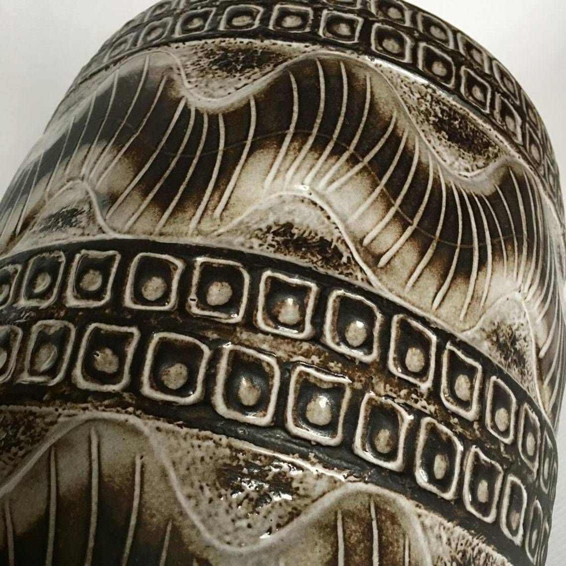 Mid Century Ceramic Floor Vase From Carstens Tonnieshof West Germany photo 133.0
