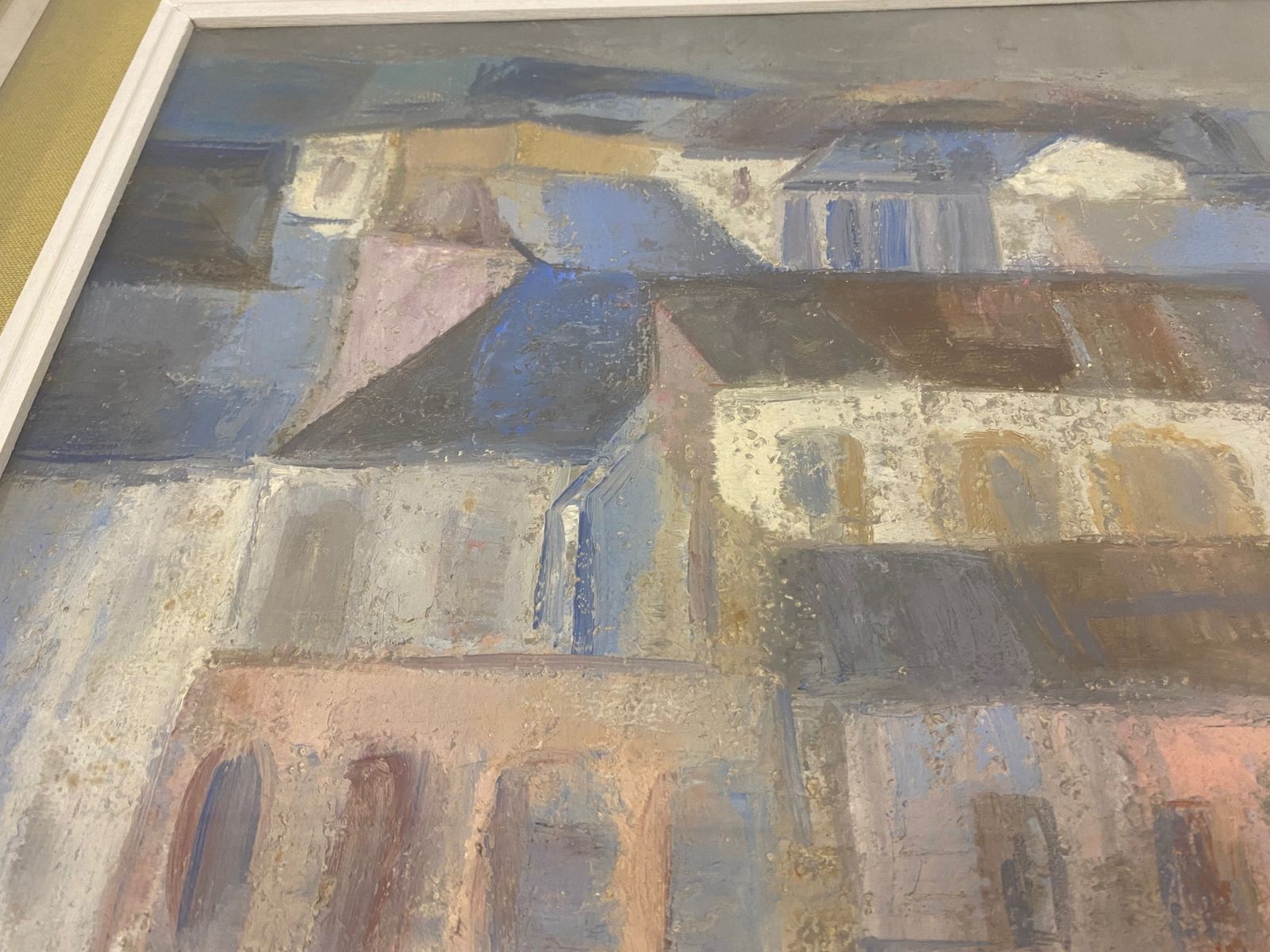 1970s Italian Painting, Oil On Canvas photo vinterior