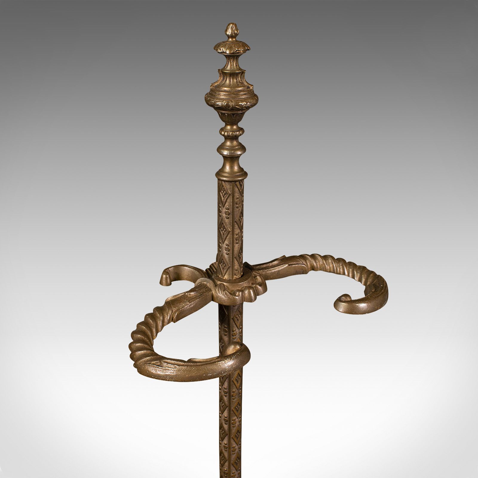photo furniture Antique Stick Stand, French, Brass, Hall, Umbrella Rack