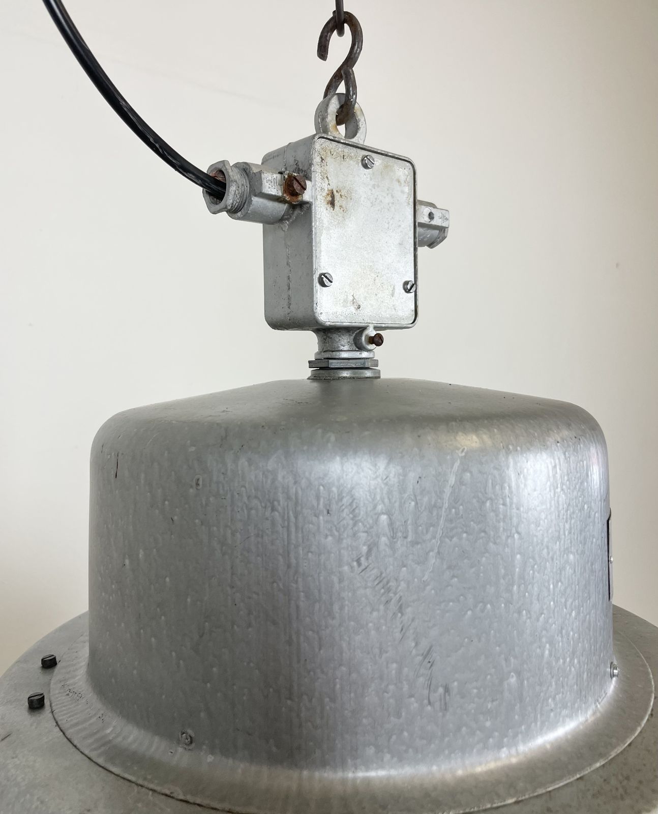 Industrial Polish Factory Pendant Lamp From Mesko, 1970s, 2x photo buy
