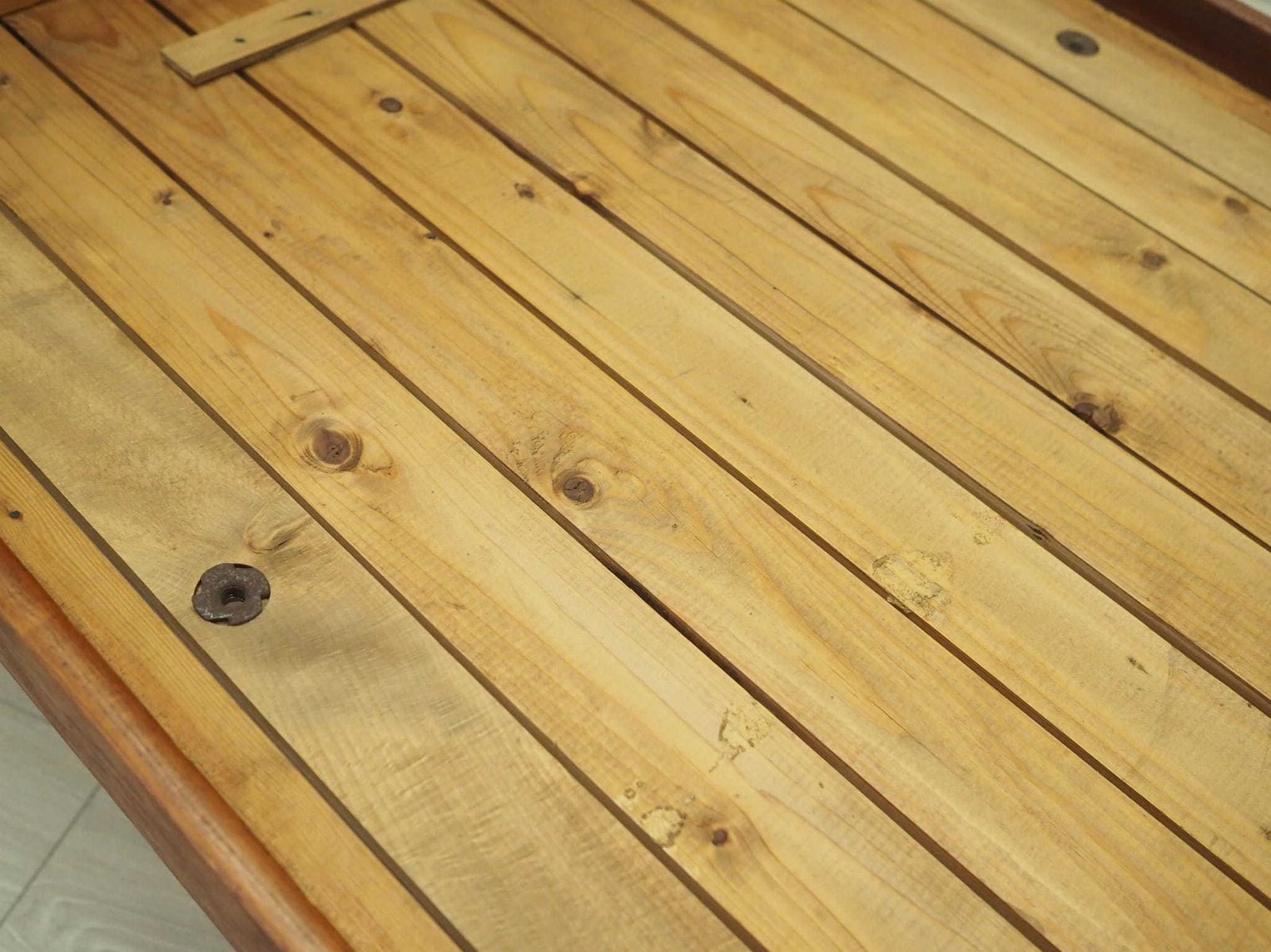 photo vintage Teak Bed, Danish Design, 1970s, Manufactured In Denmark
