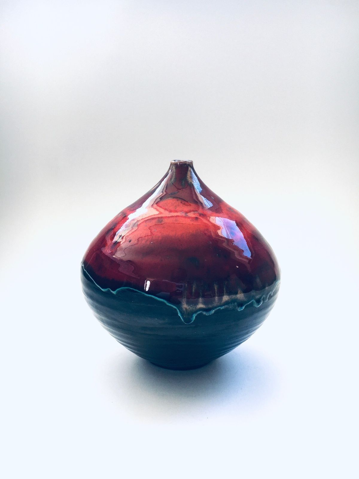 Midcentury Céramiques D'art Signées Rigo Vase, Belgium 1960's photo for sale