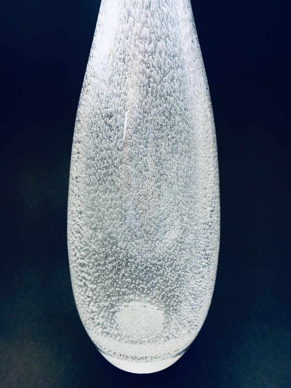 photo furniture Vintage Art Glass Bubble Spout Vase, France 1960's
