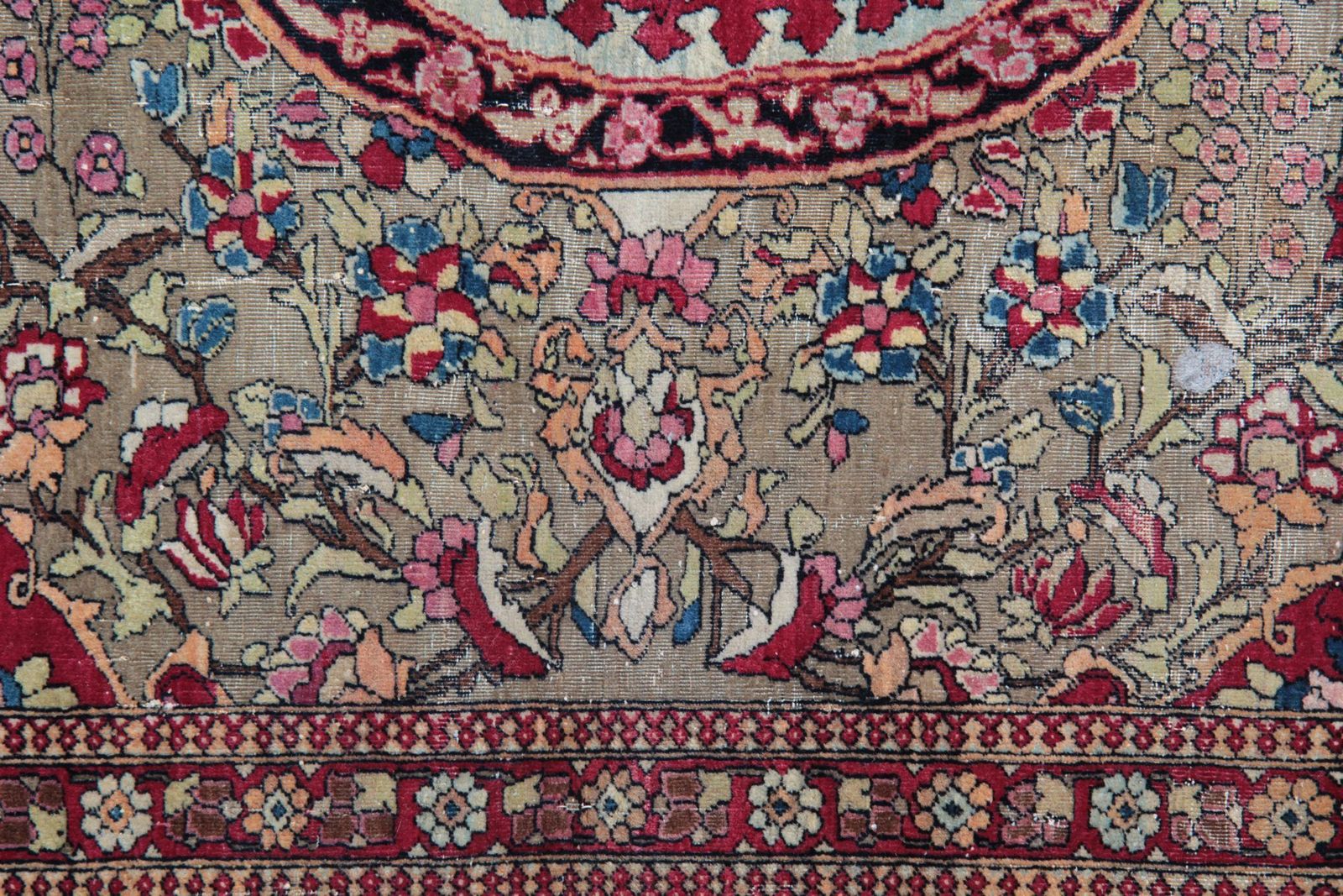 Traditional Antique Rugs Handknotted Oriental Area Green Wool Carpet photo vinterior