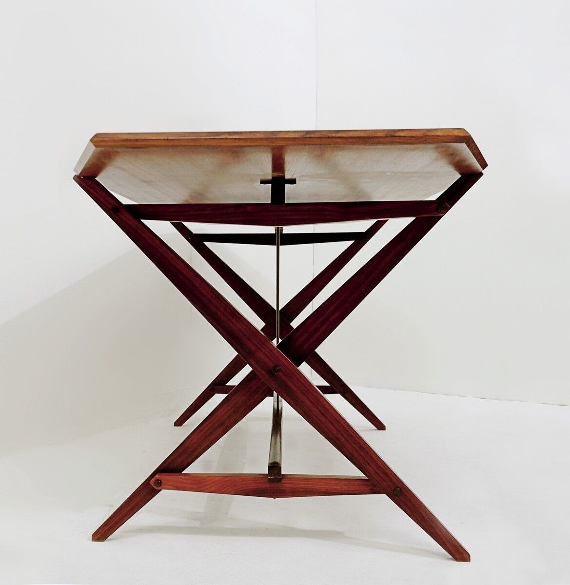 Mid Century "Cavalletto" Table By Franco Albini For Poggi photo for sale