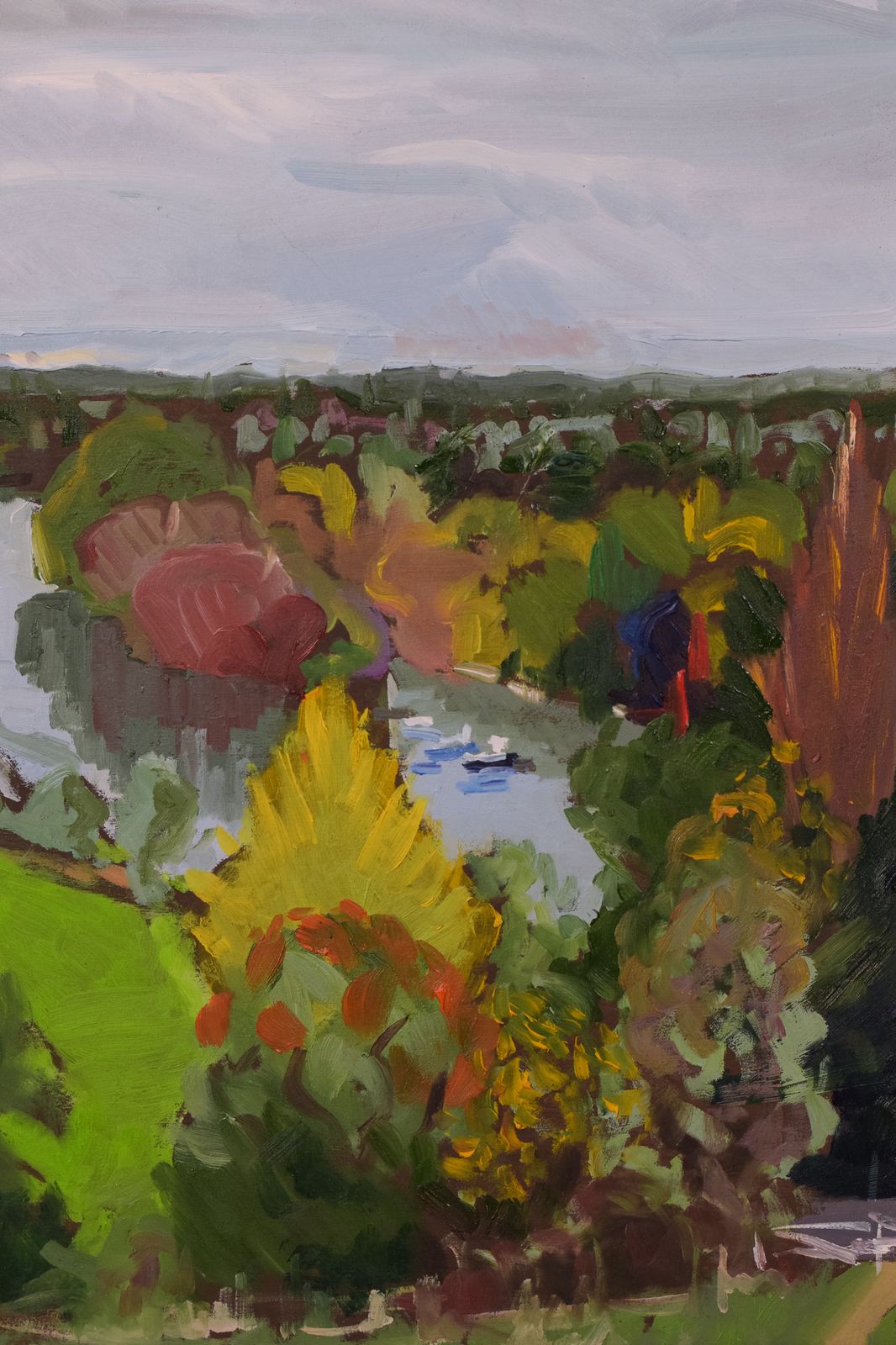 Richmond Terrace Sunset, En Plein Air photo Kunst