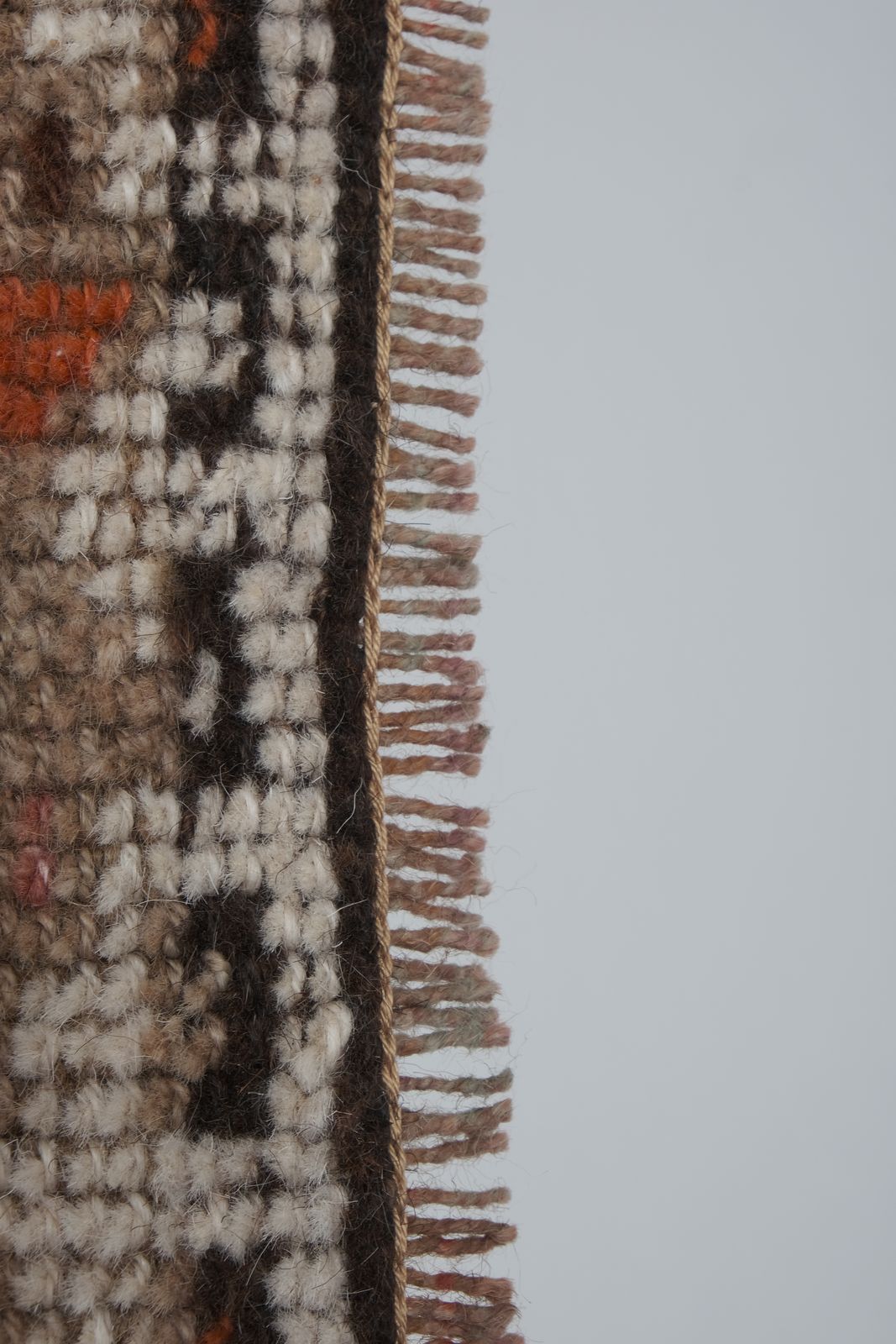 Kurdish Hand Knotted Distressed Tribal Runner 4'4'' X 8'7'' photo buy