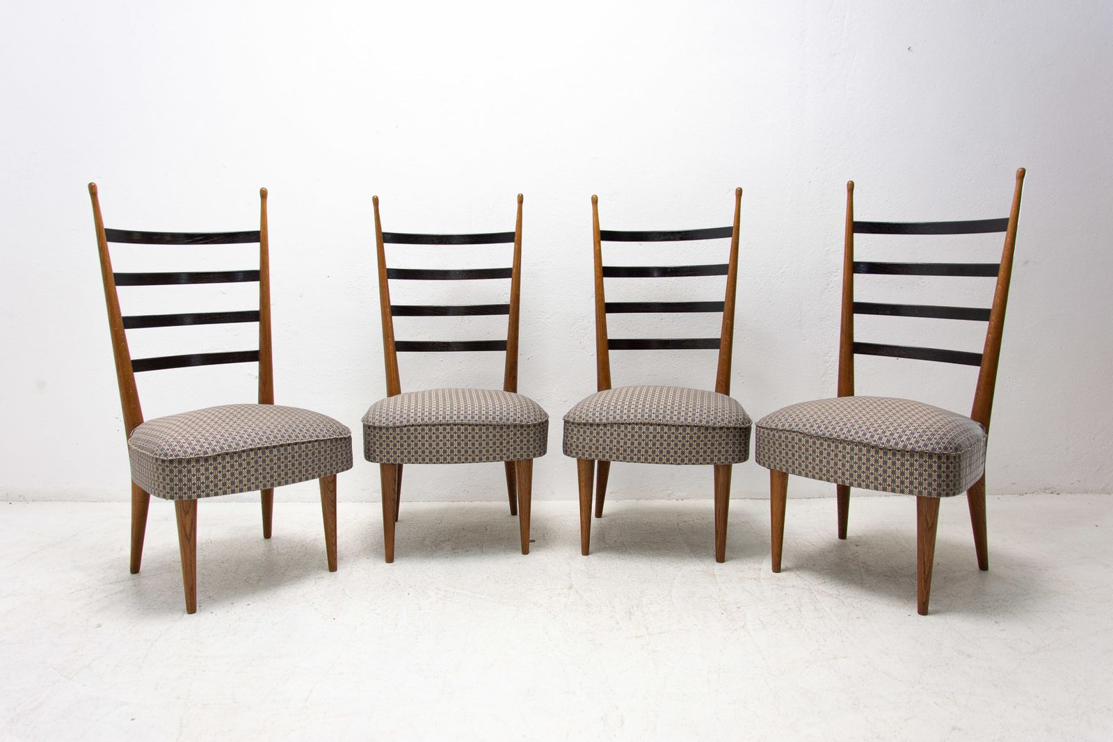 Dining Chairs By Josef Pehr Czechoslovakia 1940´S Set Of 4