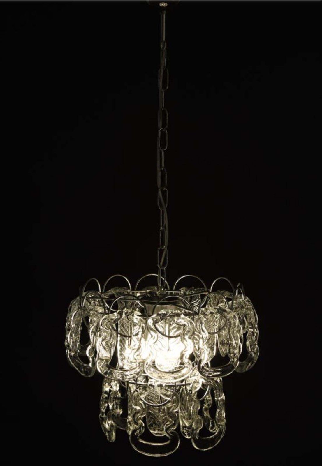Giogali Murano Chandelier 1960 photo vintage