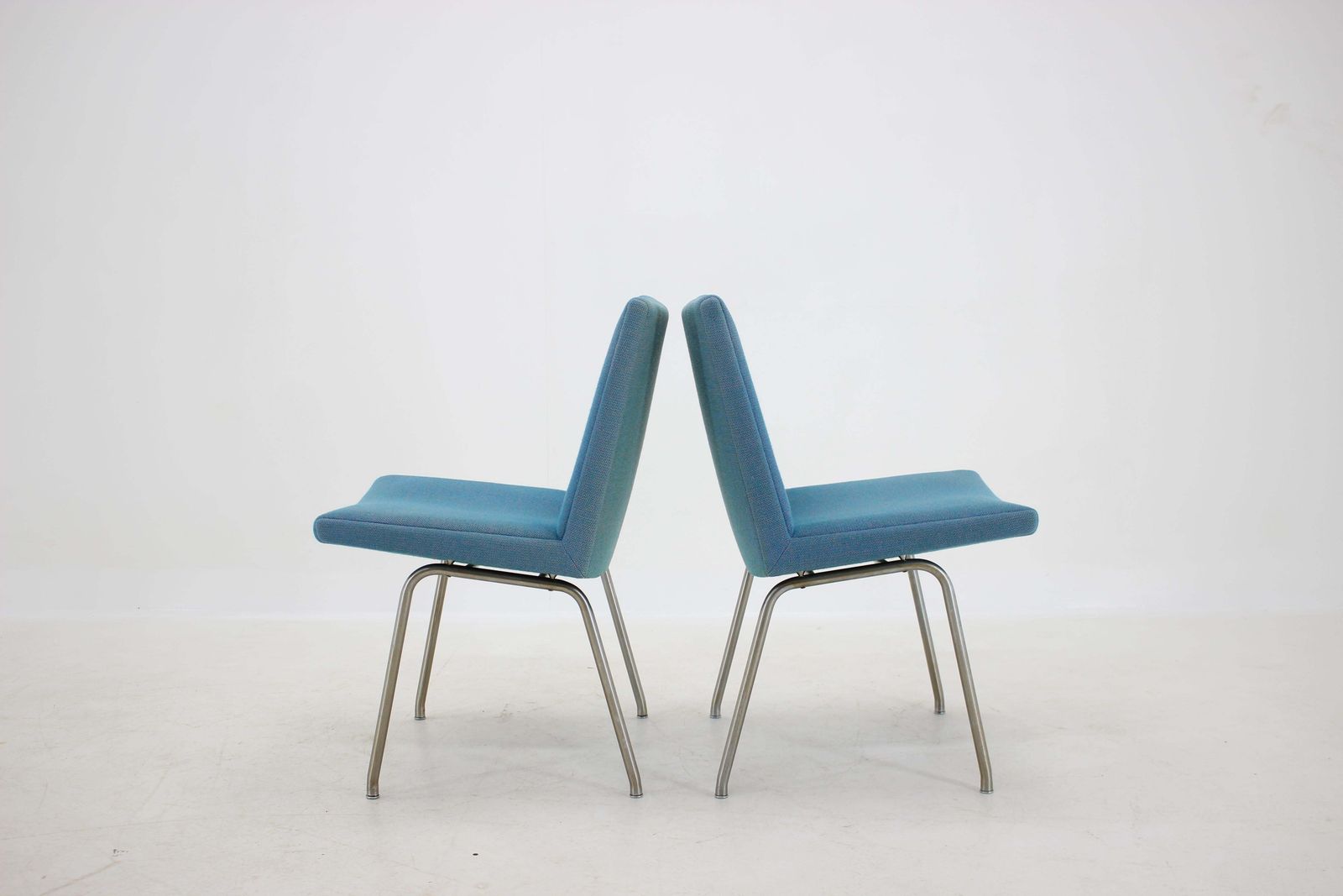 Hans J. Wegner Airport Lounge Chairs Voor A.P. Stolen, Ca. Jaren 1960 – Set Van 4 photo vinterior