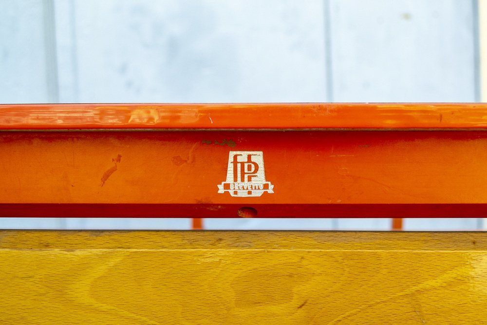 photo furniture Children's Desk With Folding Seat In The Style Of The Reguitti Brothers, 1950s, Set Of 2