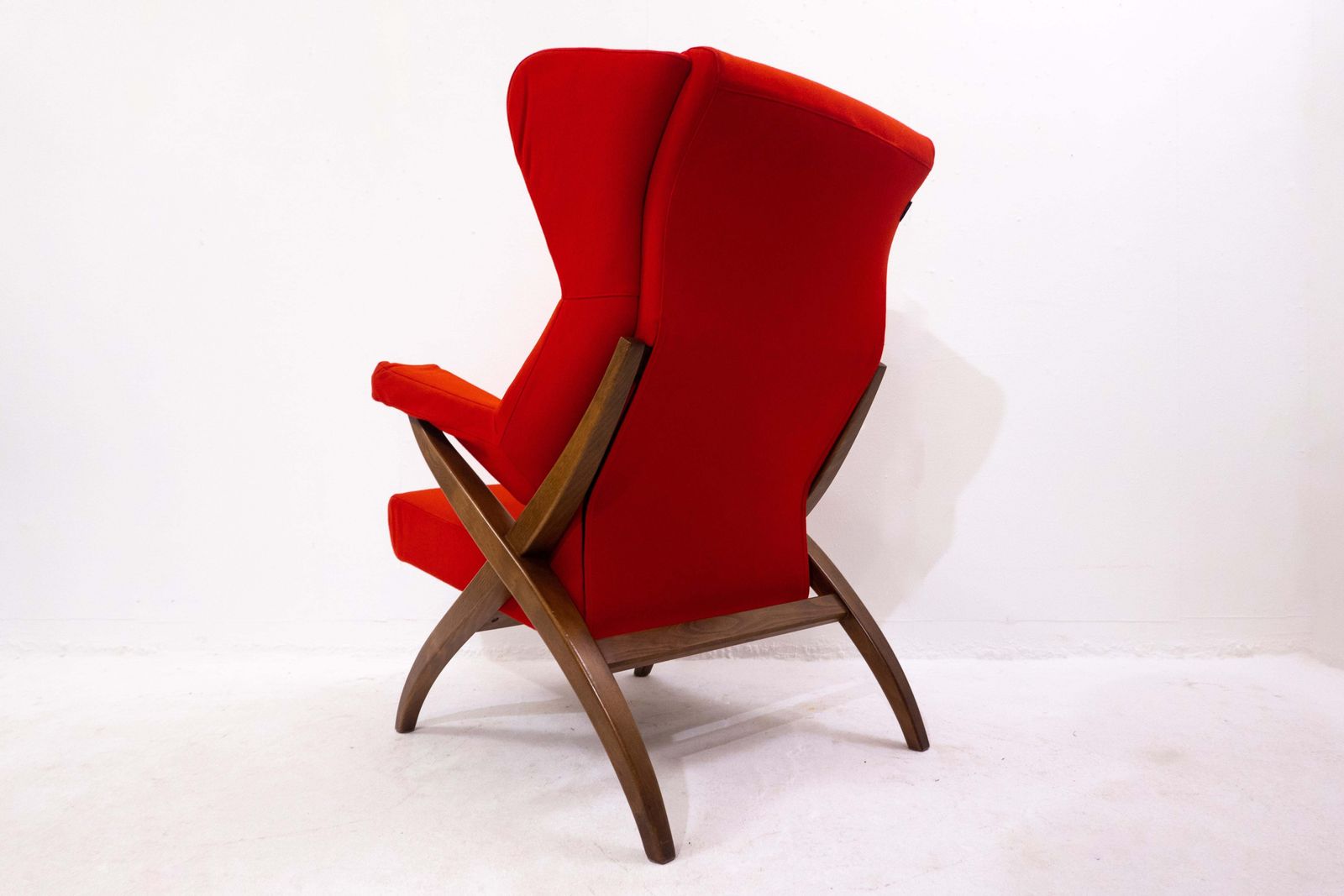 Mid Century Modern Red Armchair Fiorenza By Franco Albini For Arflex, Italy photo 5933.0
